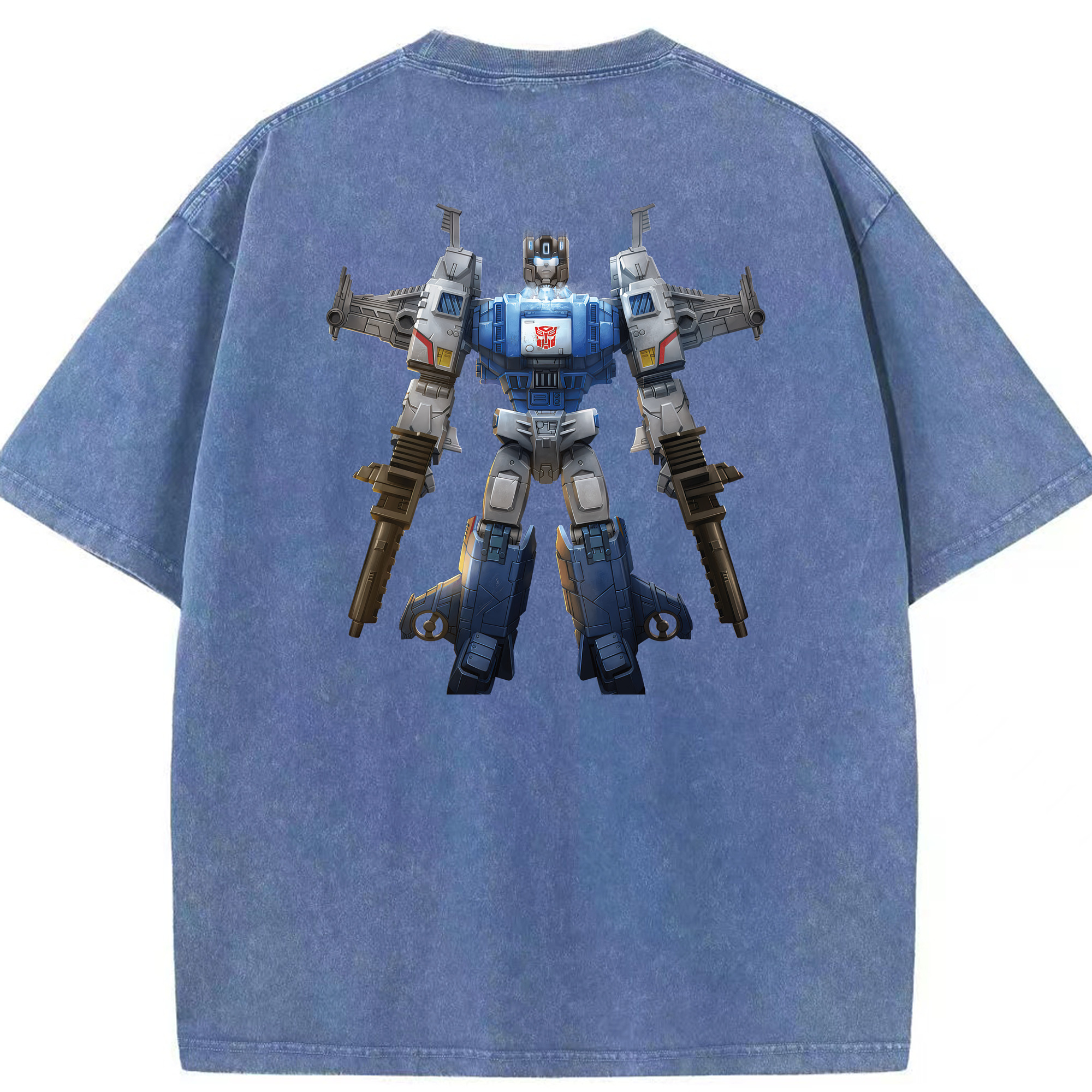 （画像用） Transformers トランスフォーマー 綿100% ヴィンテージ風 半袖Tシャツ（背面プリント）