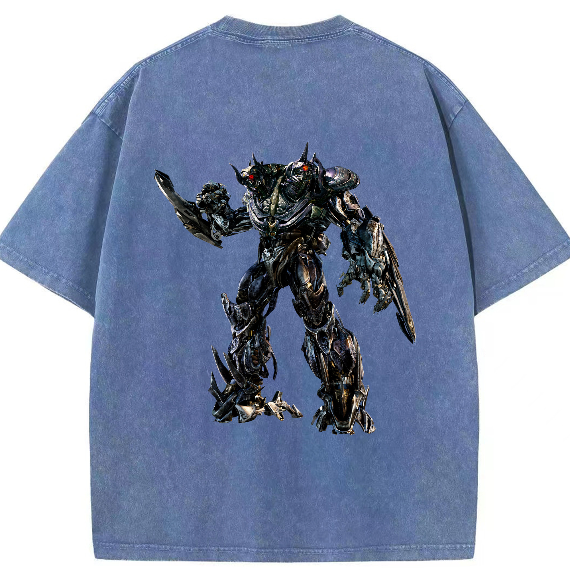 （画像用） Transformers トランスフォーマー 綿100% ヴィンテージ風 半袖Tシャツ（背面プリント）