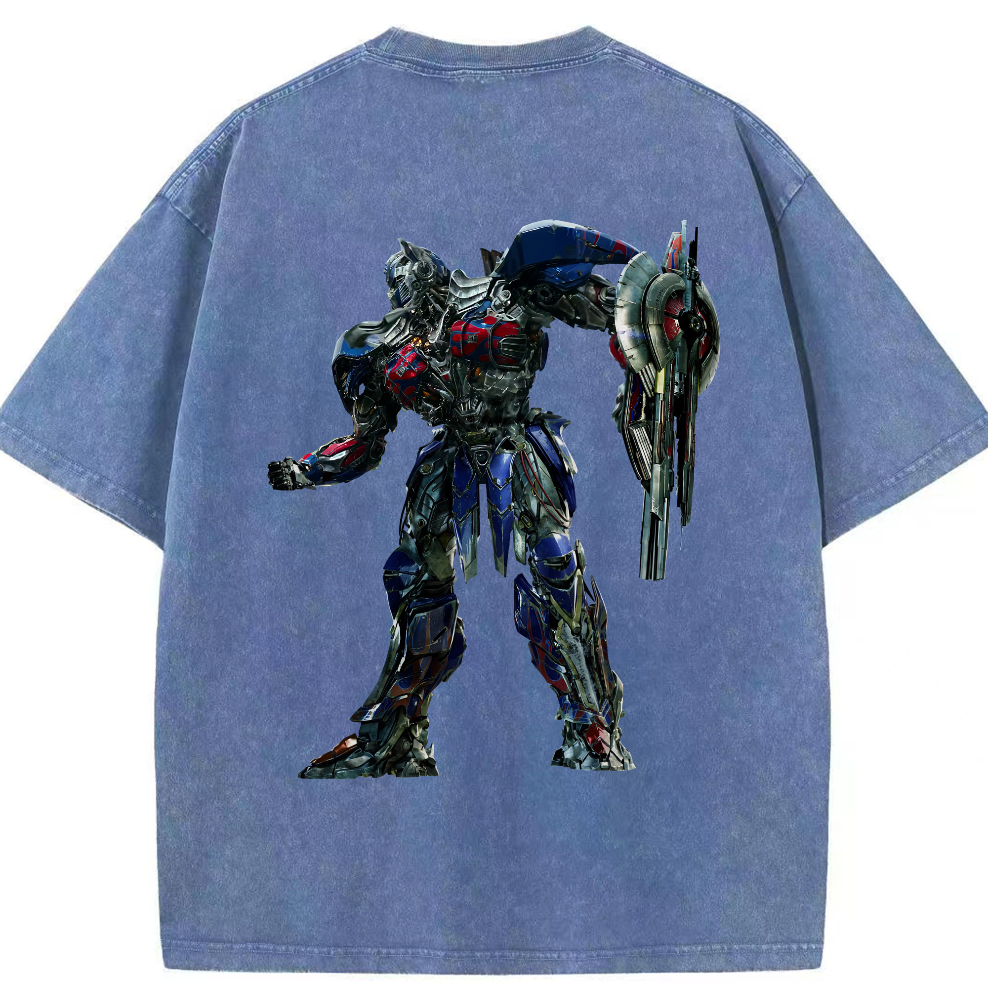 Transformers トランスフォーマー 綿100% ヴィンテージ風 半袖Tシャツ（背面プリント）