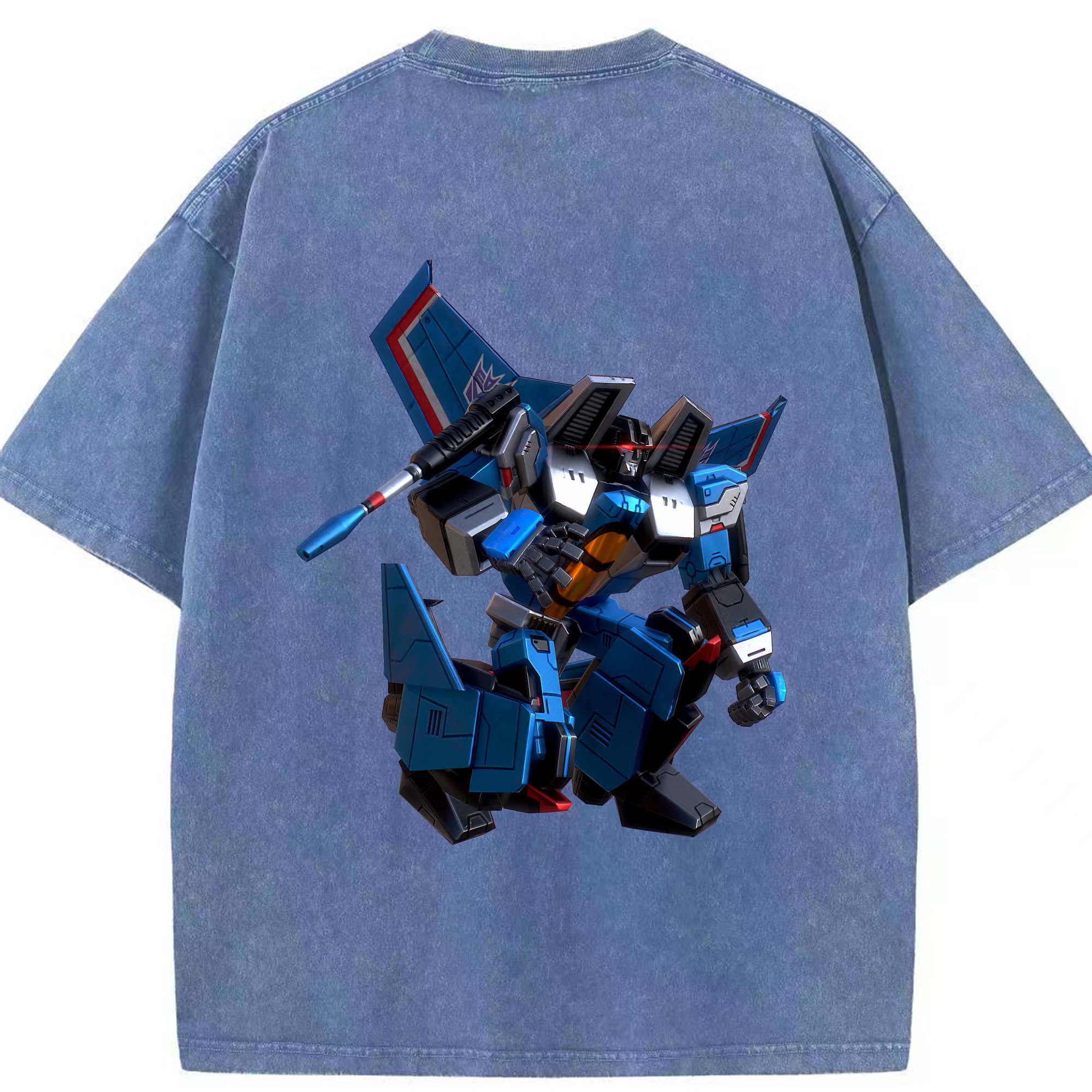 （画像用） Transformers トランスフォーマー 綿100% ヴィンテージ風 半袖Tシャツ（背面プリント）