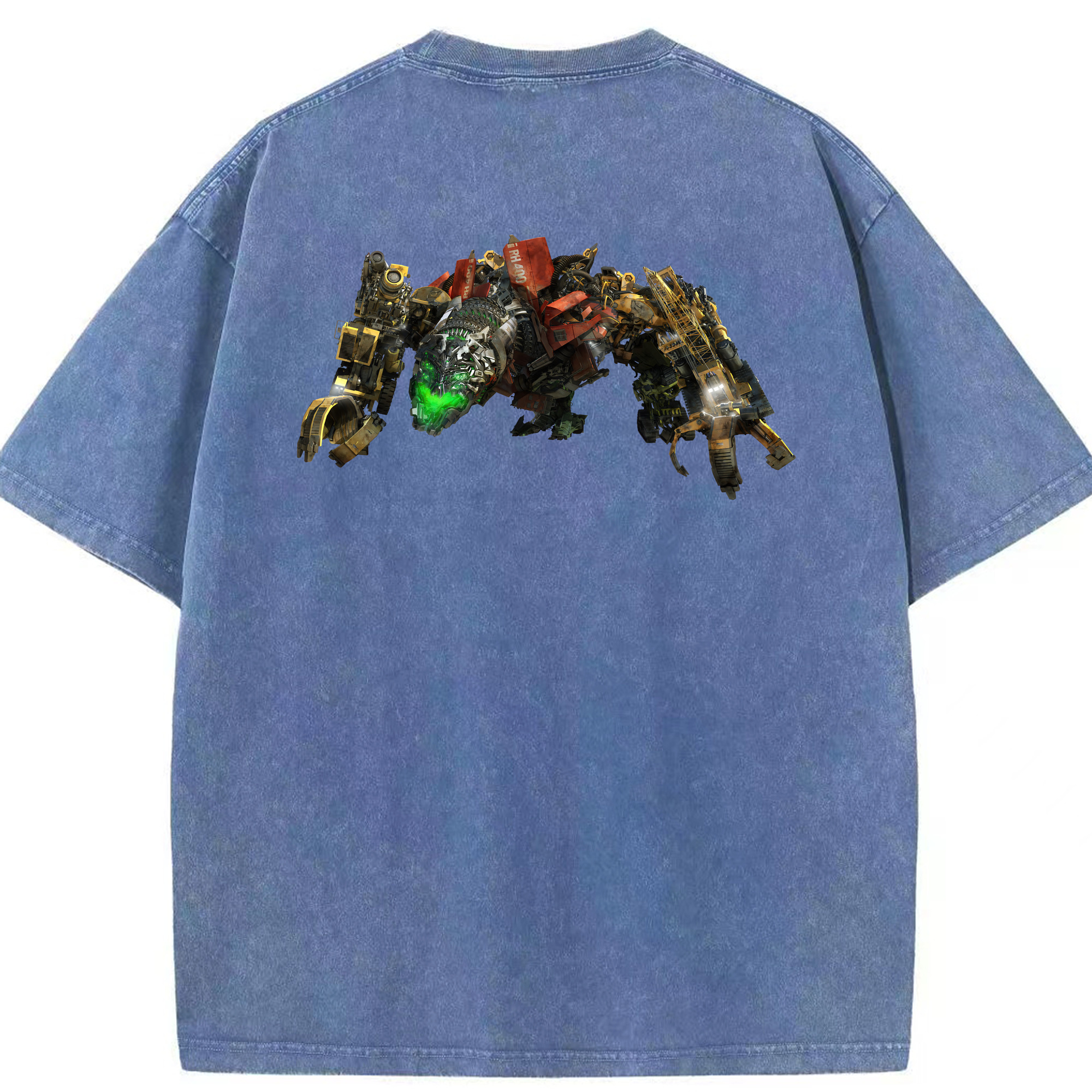 （画像用） Transformers トランスフォーマー 綿100% ヴィンテージ風 半袖Tシャツ（背面プリント）