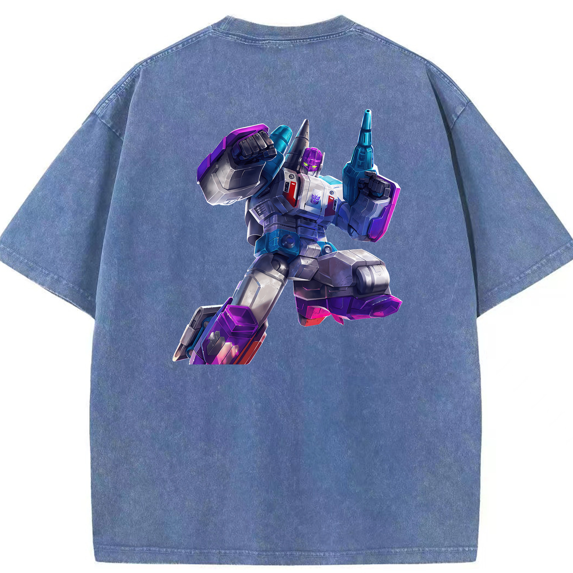 （画像用） Transformers トランスフォーマー 綿100% ヴィンテージ風 半袖Tシャツ（背面プリント）