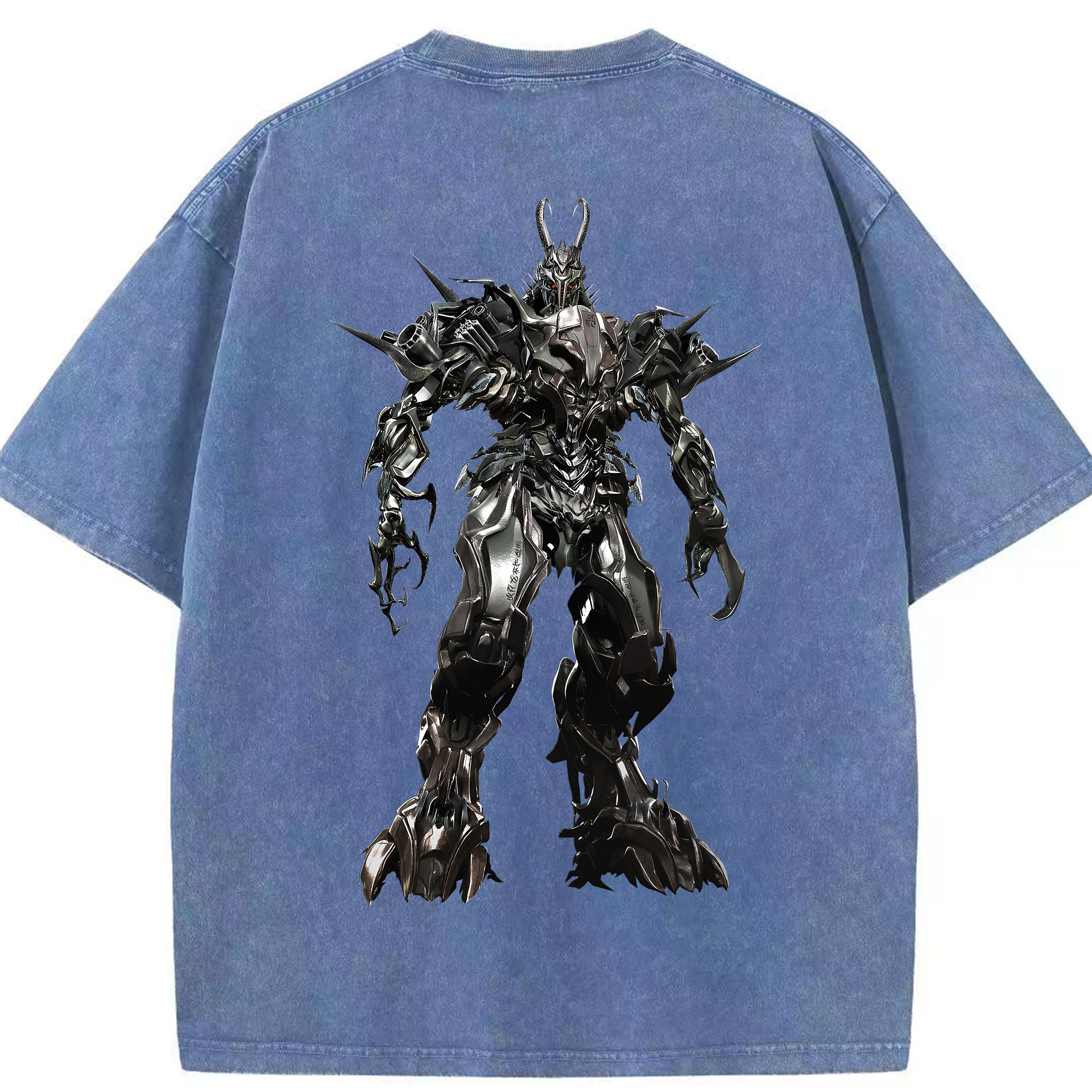 （画像用） Transformers トランスフォーマー 綿100% ヴィンテージ風 半袖Tシャツ（背面プリント）