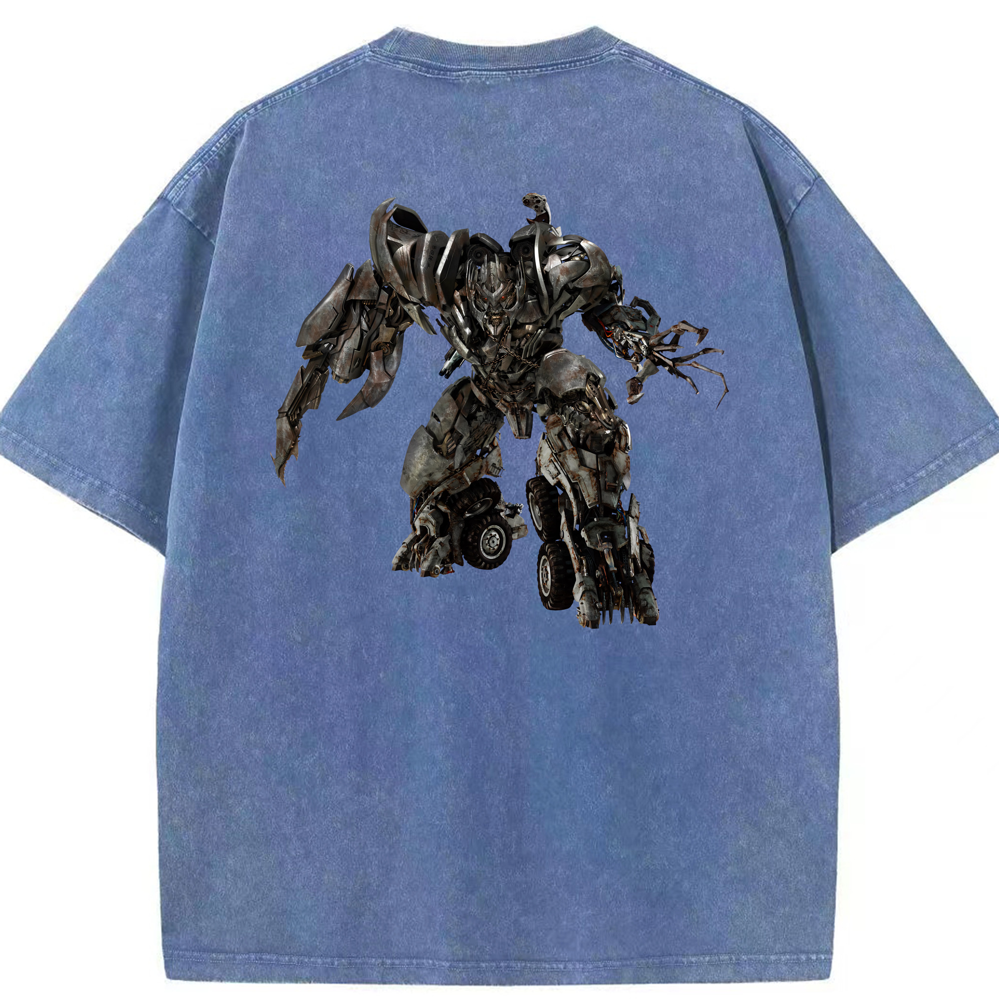 （画像用） Transformers トランスフォーマー 綿100% ヴィンテージ風 半袖Tシャツ（背面プリント）