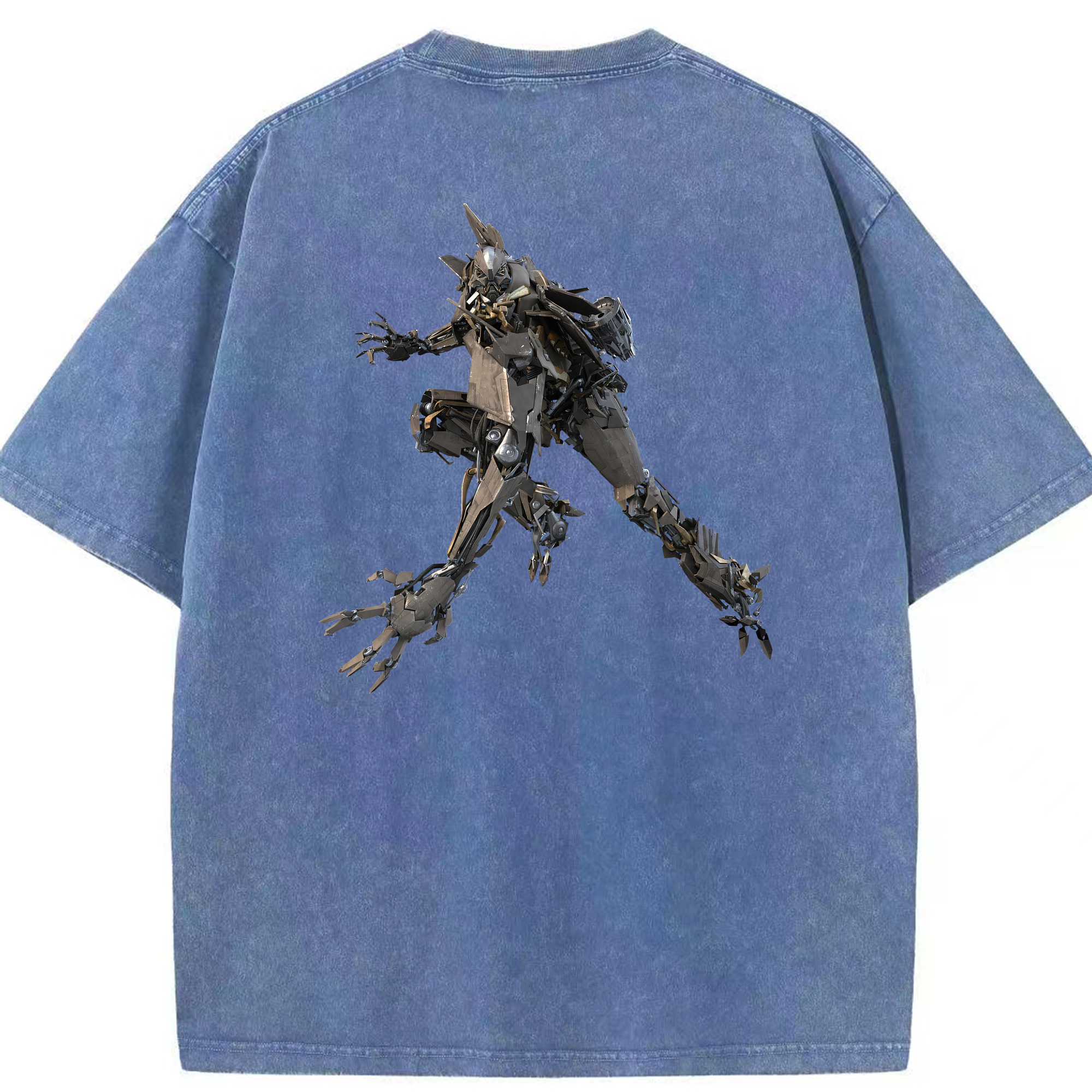 （画像用） Transformers トランスフォーマー 綿100% ヴィンテージ風 半袖Tシャツ（背面プリント）