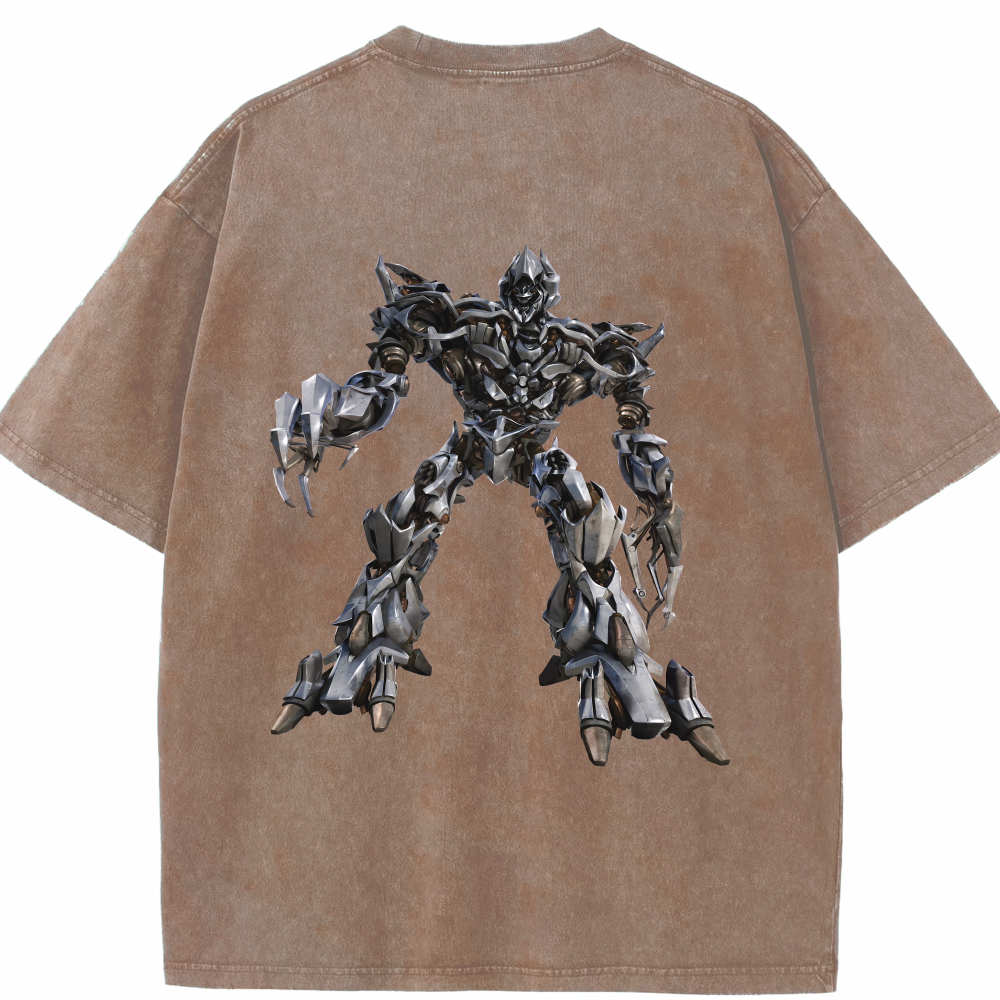 （画像用） Transformers トランスフォーマー 綿100% ヴィンテージ風 半袖Tシャツ（背面プリント）
