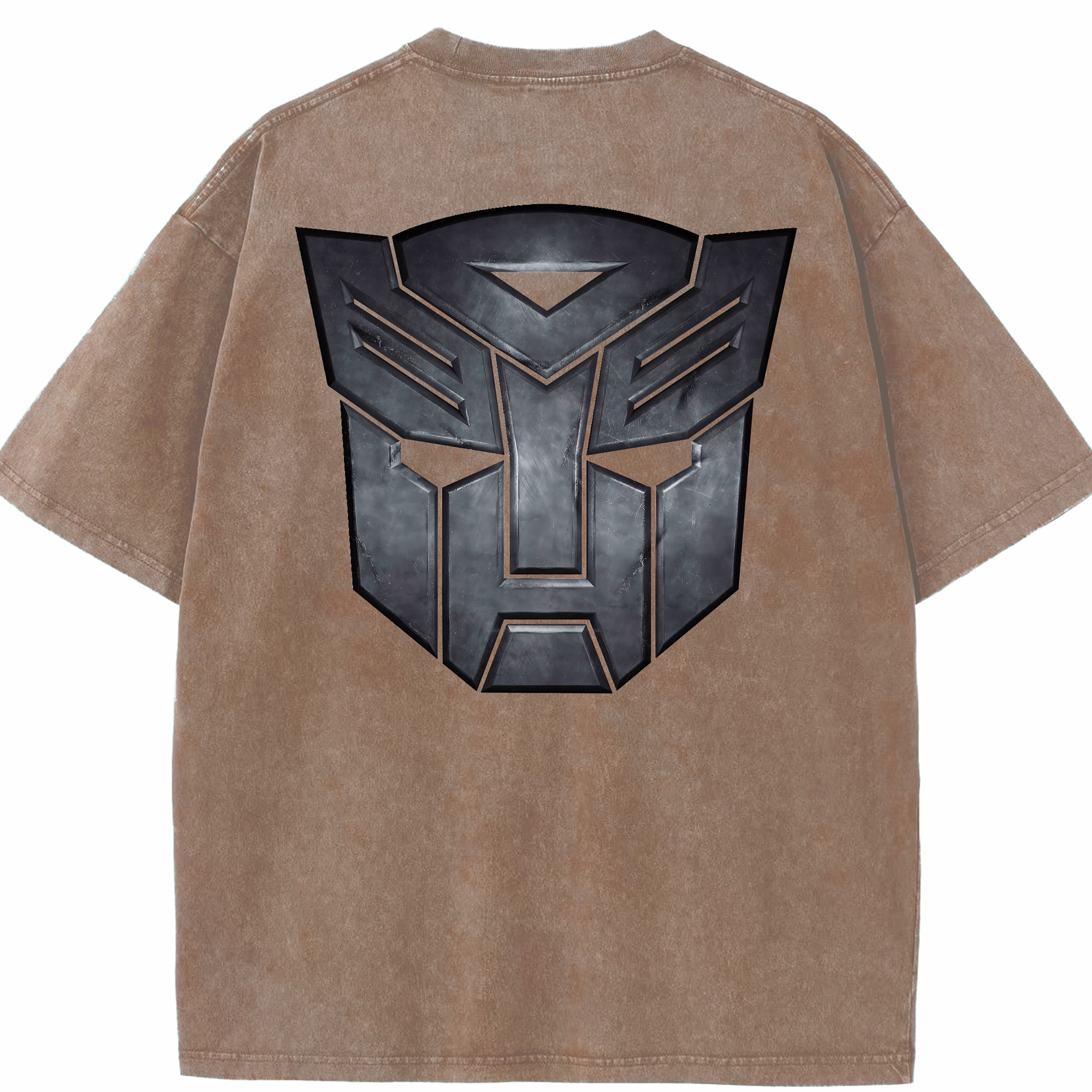 （画像用） Transformers トランスフォーマー 綿100% ヴィンテージ風 半袖Tシャツ（背面プリント）
