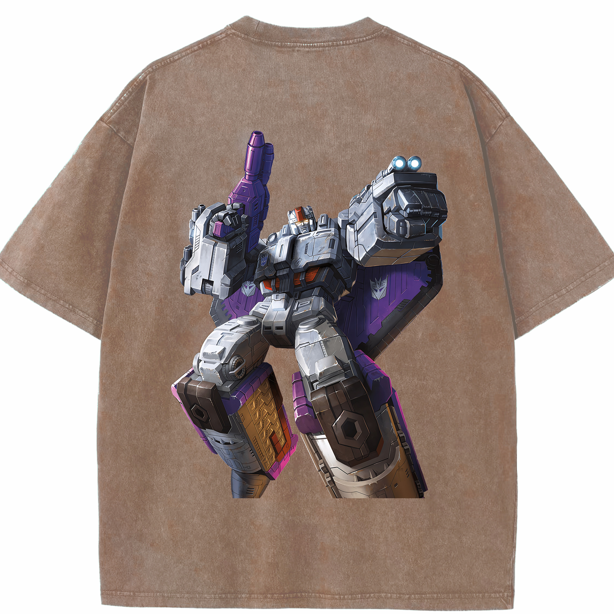 （画像用） Transformers トランスフォーマー 綿100% ヴィンテージ風 半袖Tシャツ（背面プリント）