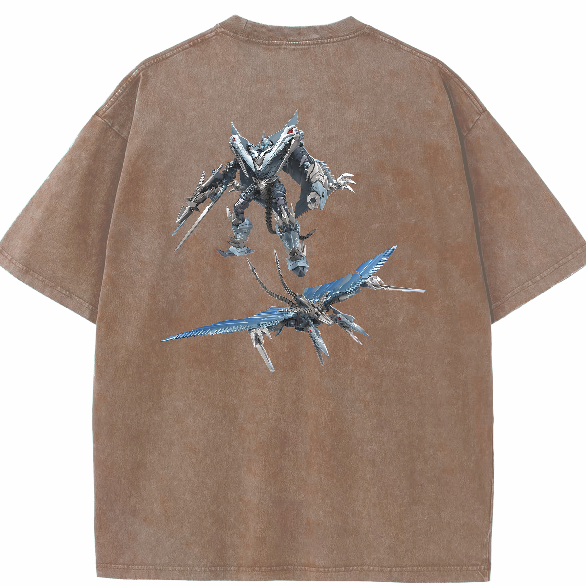 Transformers トランスフォーマー 綿100% ヴィンテージ風 半袖Tシャツ（背面プリント）