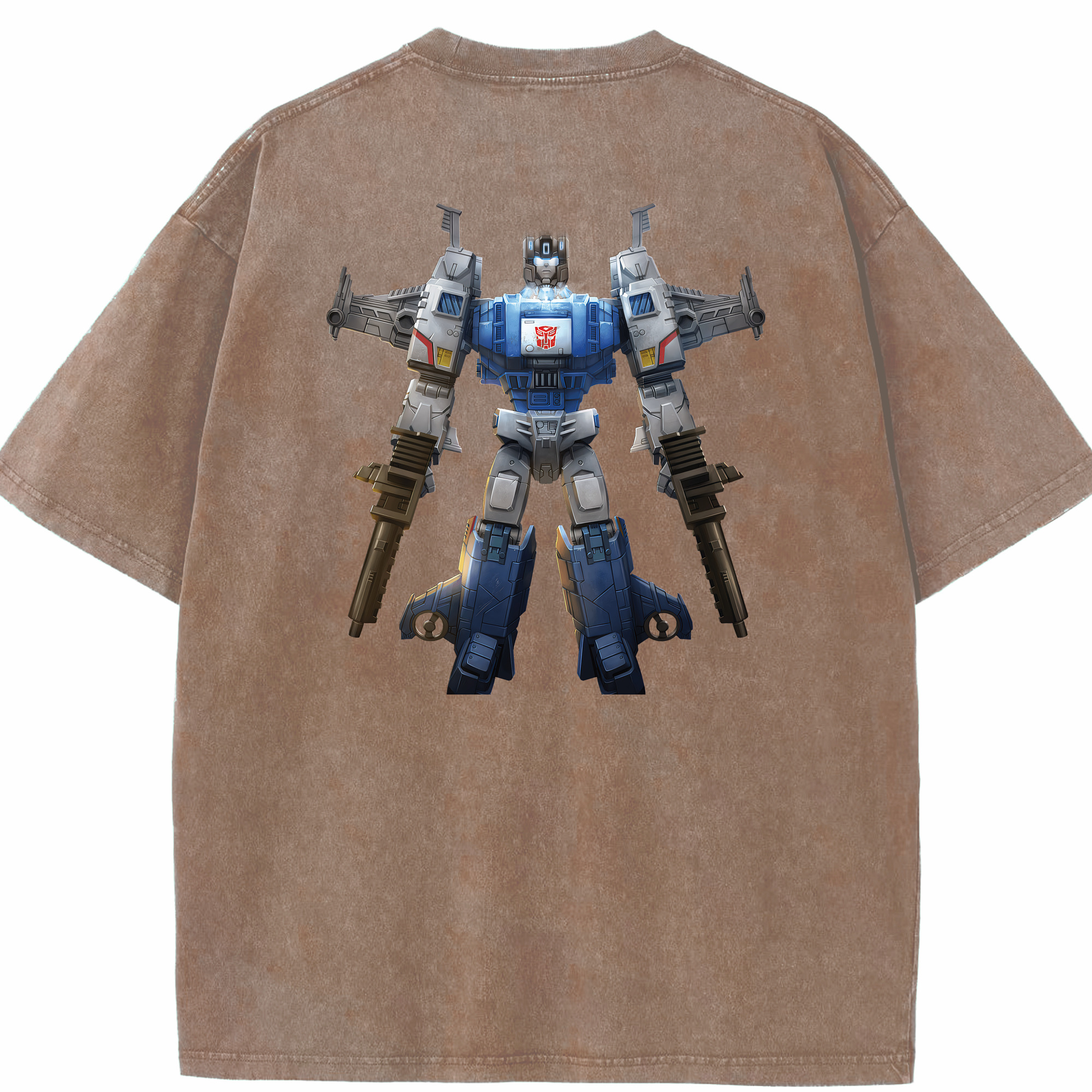 （画像用） Transformers トランスフォーマー 綿100% ヴィンテージ風 半袖Tシャツ（背面プリント）