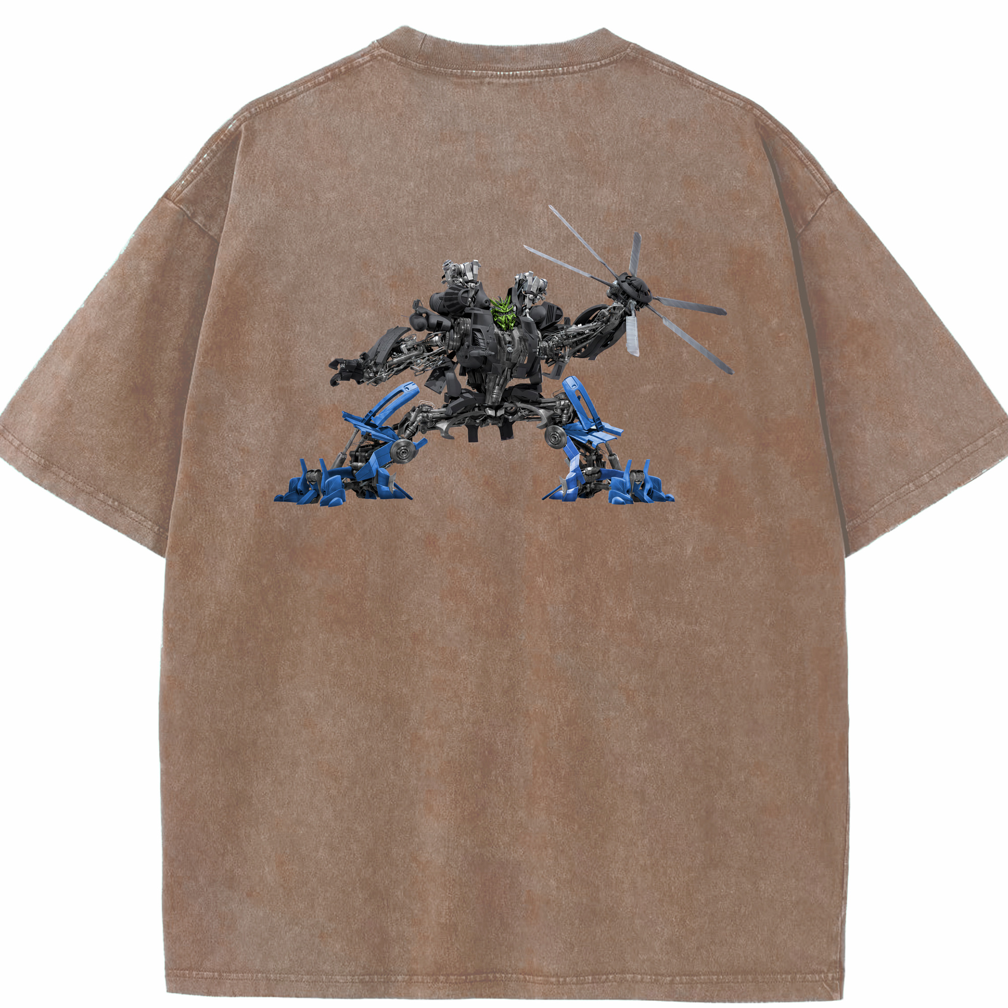 Transformers トランスフォーマー 綿100% ヴィンテージ風 半袖Tシャツ（背面プリント）