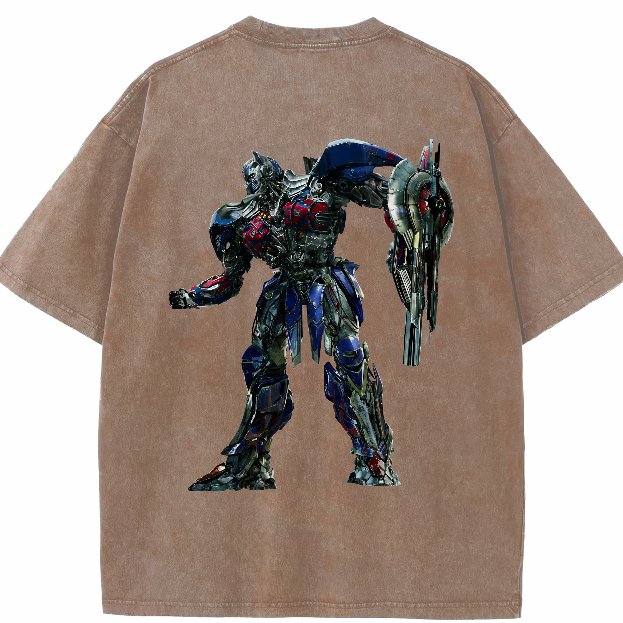 Transformers トランスフォーマー 綿100% ヴィンテージ風 半袖Tシャツ（背面プリント）