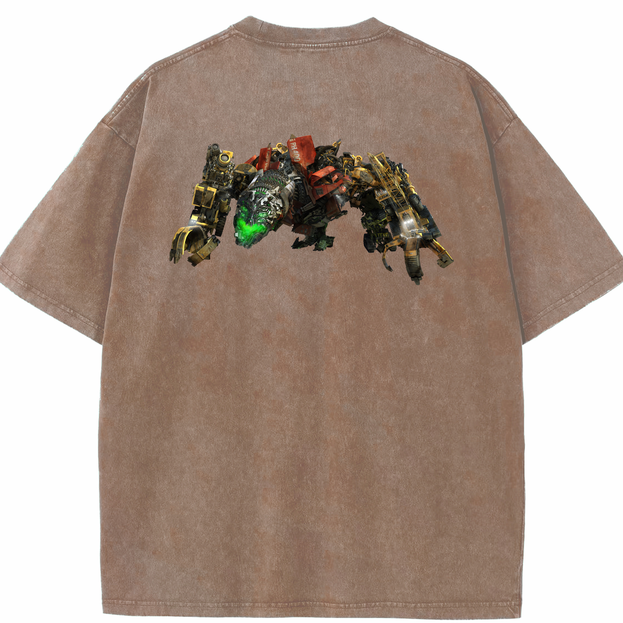 （画像用） Transformers トランスフォーマー 綿100% ヴィンテージ風 半袖Tシャツ（背面プリント）