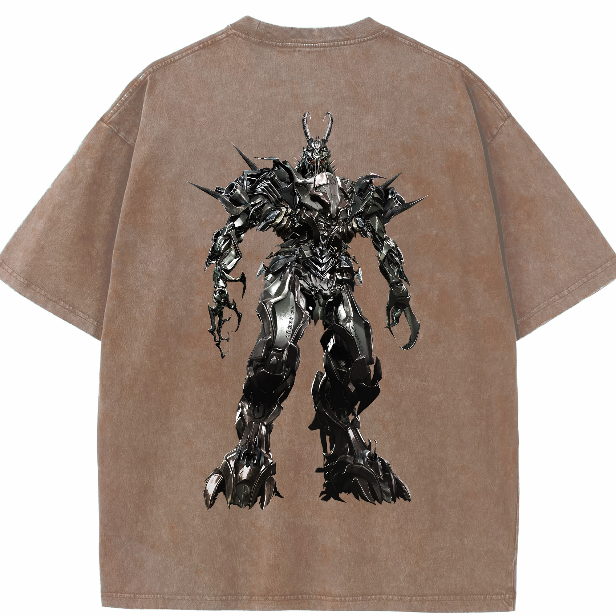 （画像用） Transformers トランスフォーマー 綿100% ヴィンテージ風 半袖Tシャツ（背面プリント）
