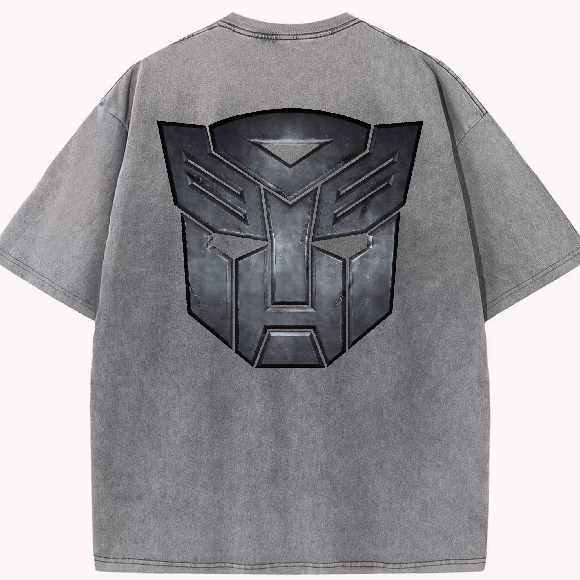 （画像用） Transformers トランスフォーマー 綿100% ヴィンテージ風 半袖Tシャツ（背面プリント）