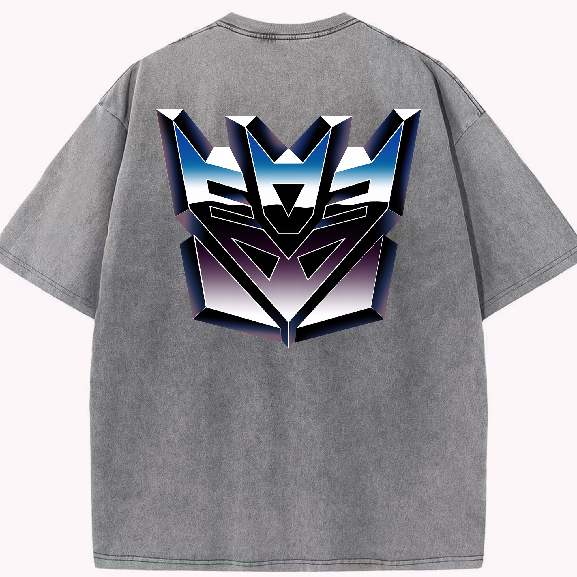 （画像用） Transformers トランスフォーマー 綿100% ヴィンテージ風 半袖Tシャツ（背面プリント）