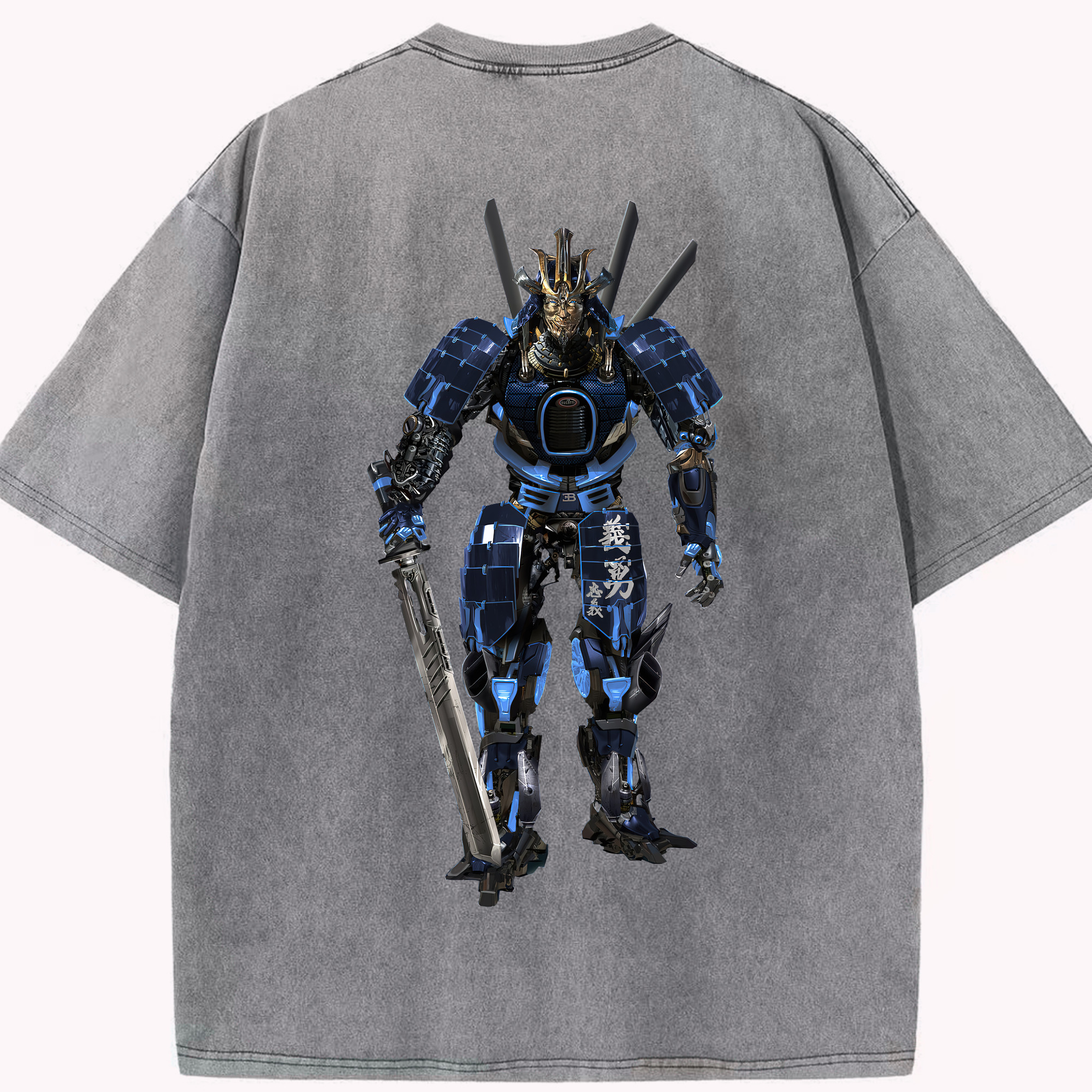 （画像用） Transformers トランスフォーマー 綿100% ヴィンテージ風 半袖Tシャツ（背面プリント）