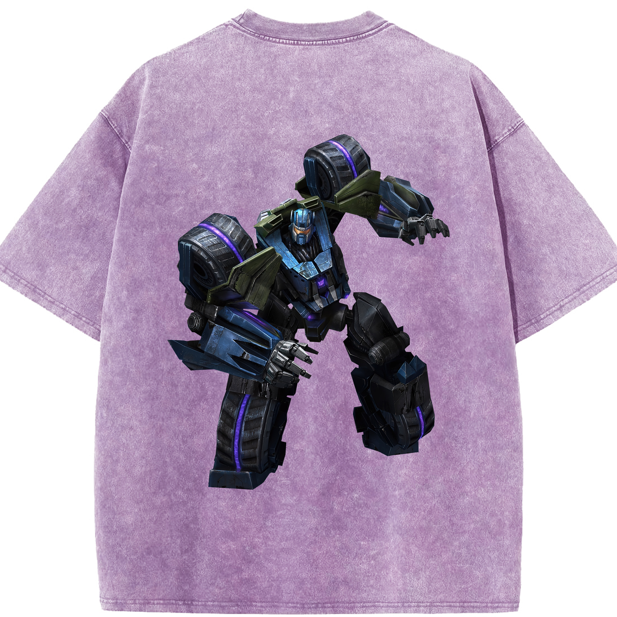 （画像用） Transformers トランスフォーマー 綿100% ヴィンテージ風 半袖Tシャツ（背面プリント）