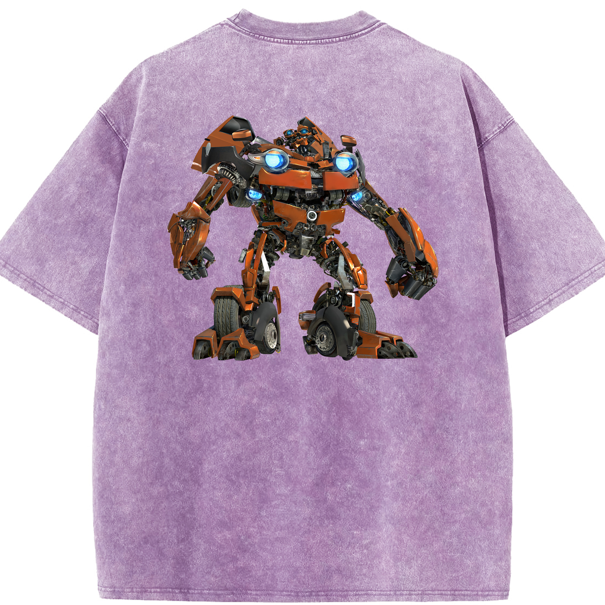 Transformers トランスフォーマー 綿100% ヴィンテージ風 半袖Tシャツ（背面プリント）