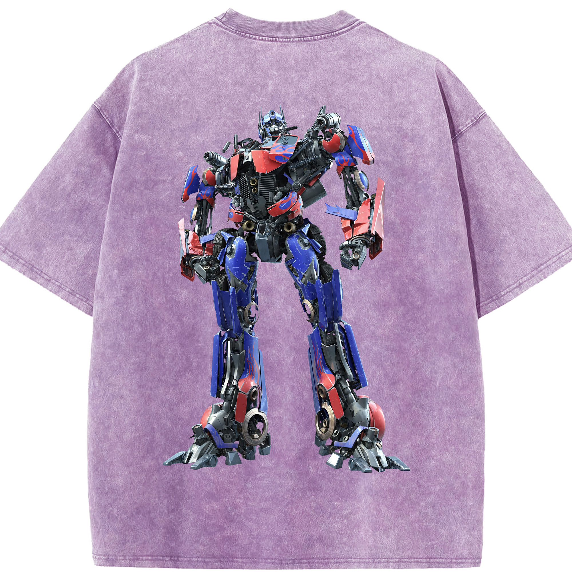 （画像用） Transformers トランスフォーマー 綿100% ヴィンテージ風 半袖Tシャツ（背面プリント）
