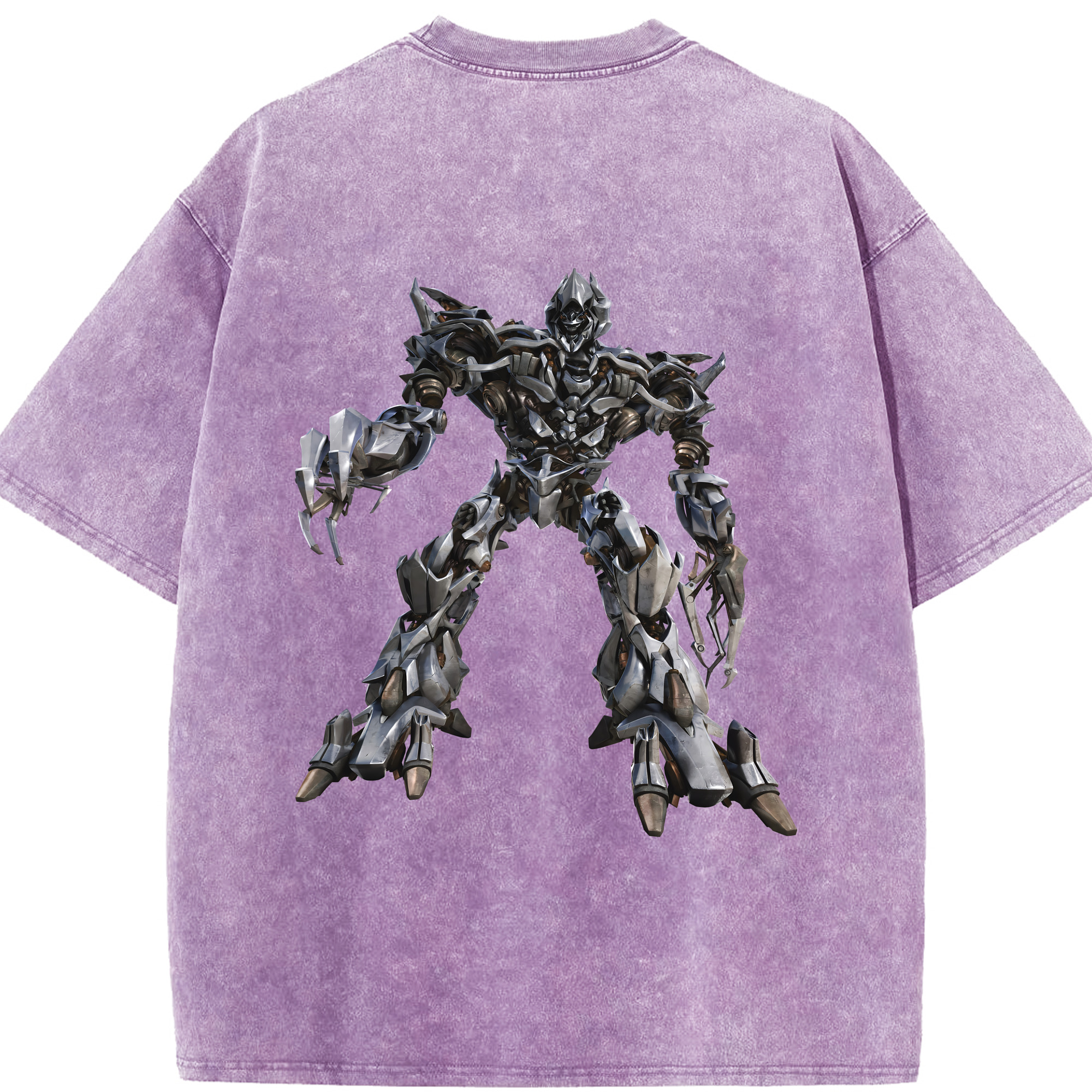 （画像用） Transformers トランスフォーマー 綿100% ヴィンテージ風 半袖Tシャツ（背面プリント）