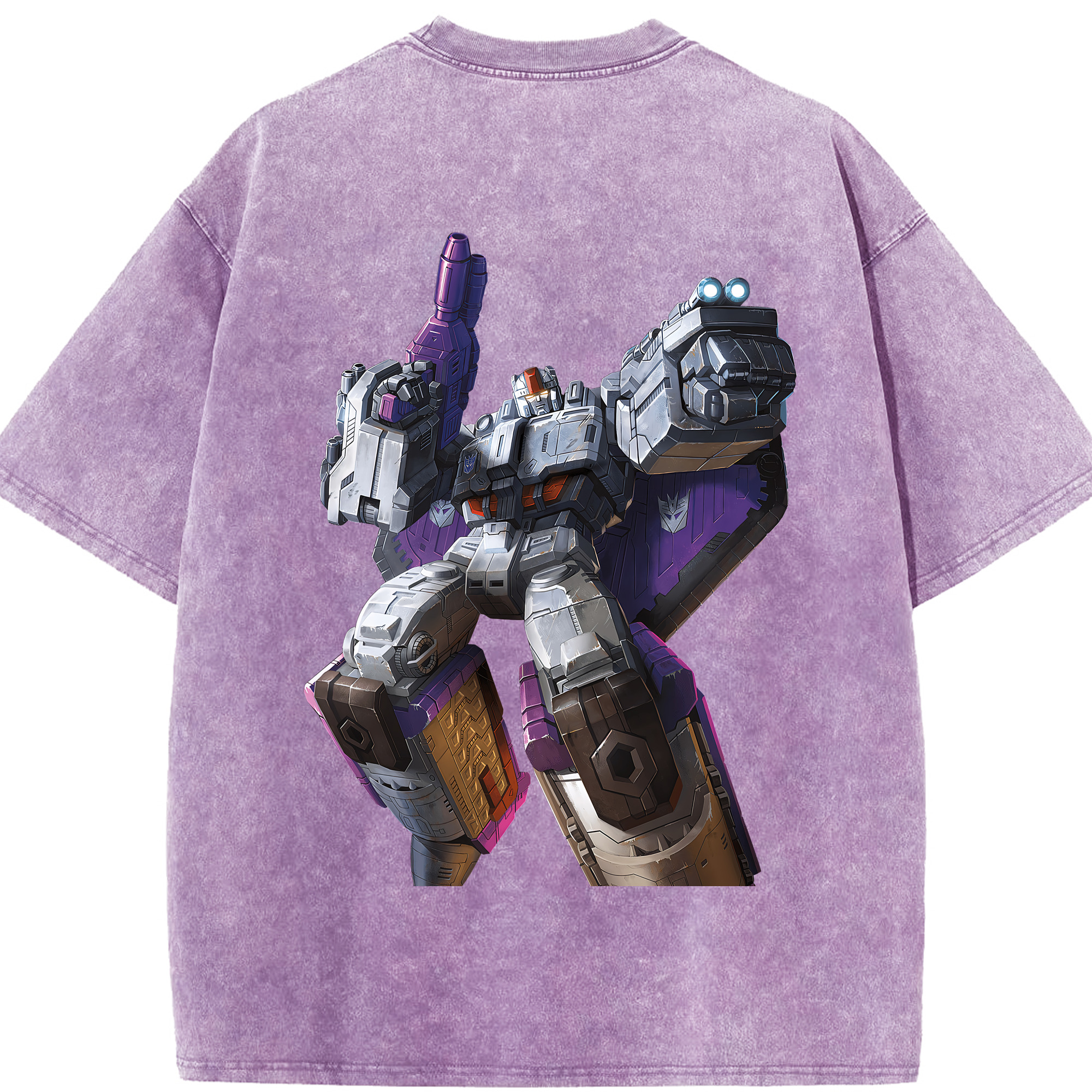 （画像用） Transformers トランスフォーマー 綿100% ヴィンテージ風 半袖Tシャツ（背面プリント）