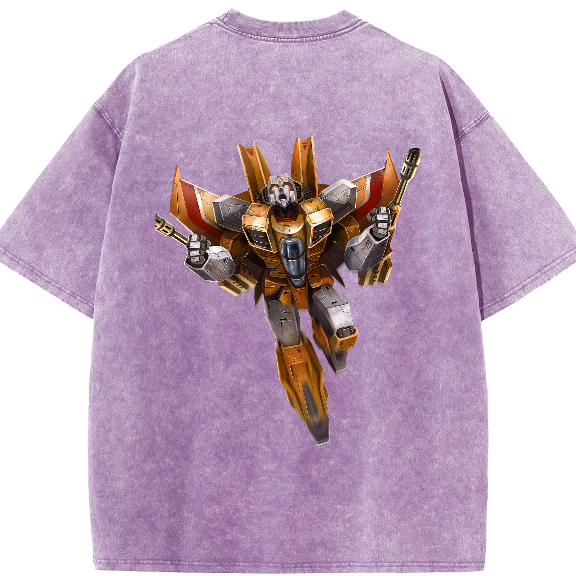 （画像用） Transformers トランスフォーマー 綿100% ヴィンテージ風 半袖Tシャツ（背面プリント）