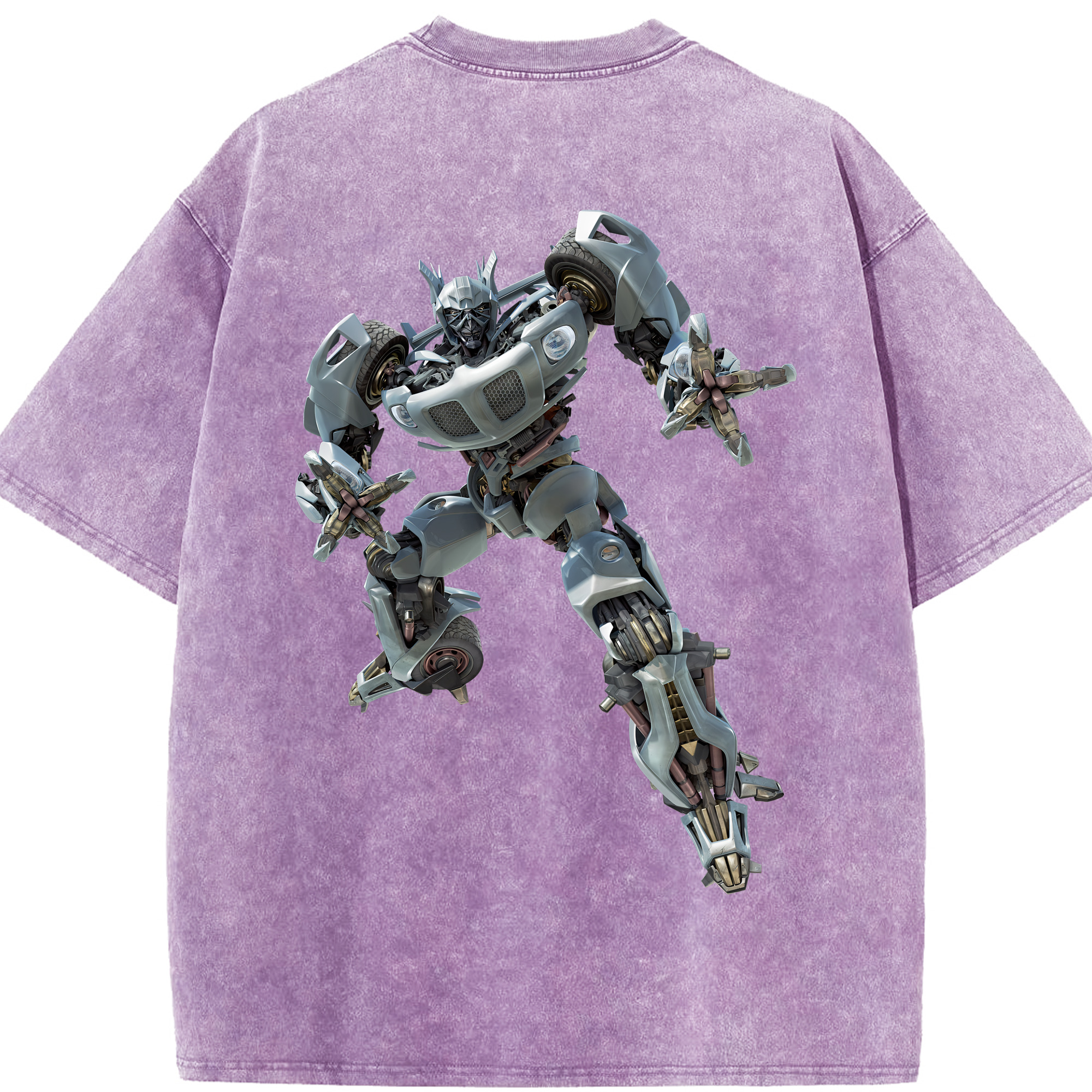 （画像用） Transformers トランスフォーマー 綿100% ヴィンテージ風 半袖Tシャツ（背面プリント）