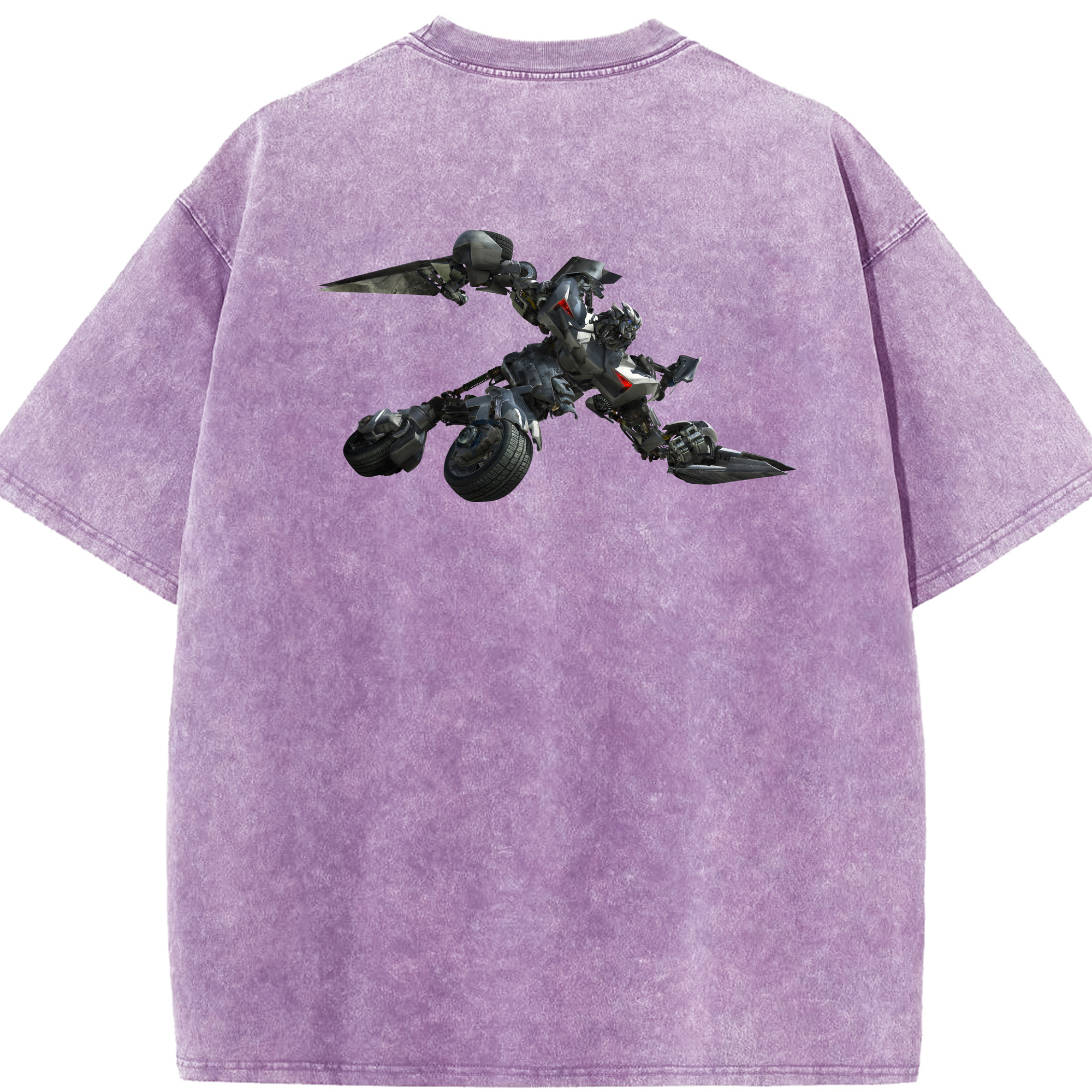 （画像用） Transformers トランスフォーマー 綿100% ヴィンテージ風 半袖Tシャツ（背面プリント）