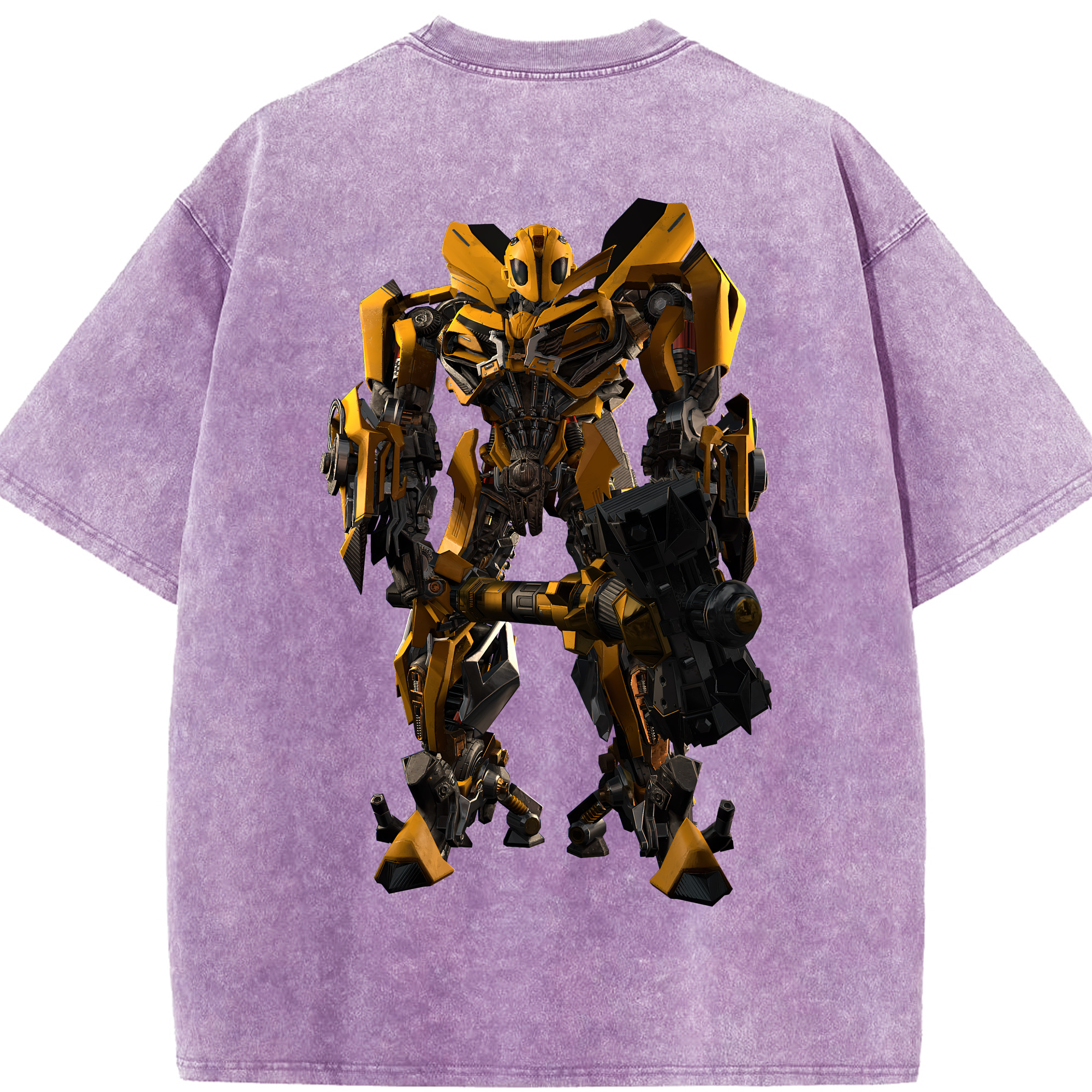 （画像用） Transformers トランスフォーマー 綿100% ヴィンテージ風 半袖Tシャツ（背面プリント）