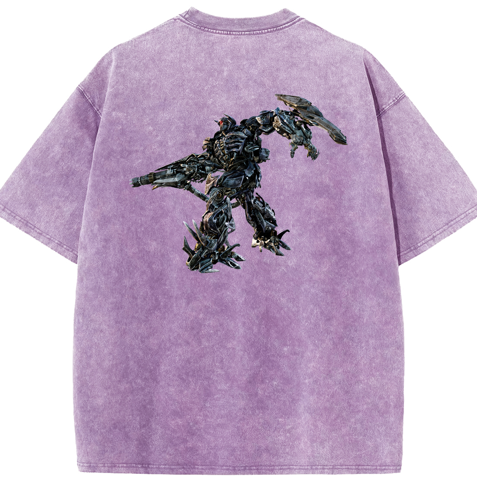 （画像用） Transformers トランスフォーマー 綿100% ヴィンテージ風 半袖Tシャツ（背面プリント）