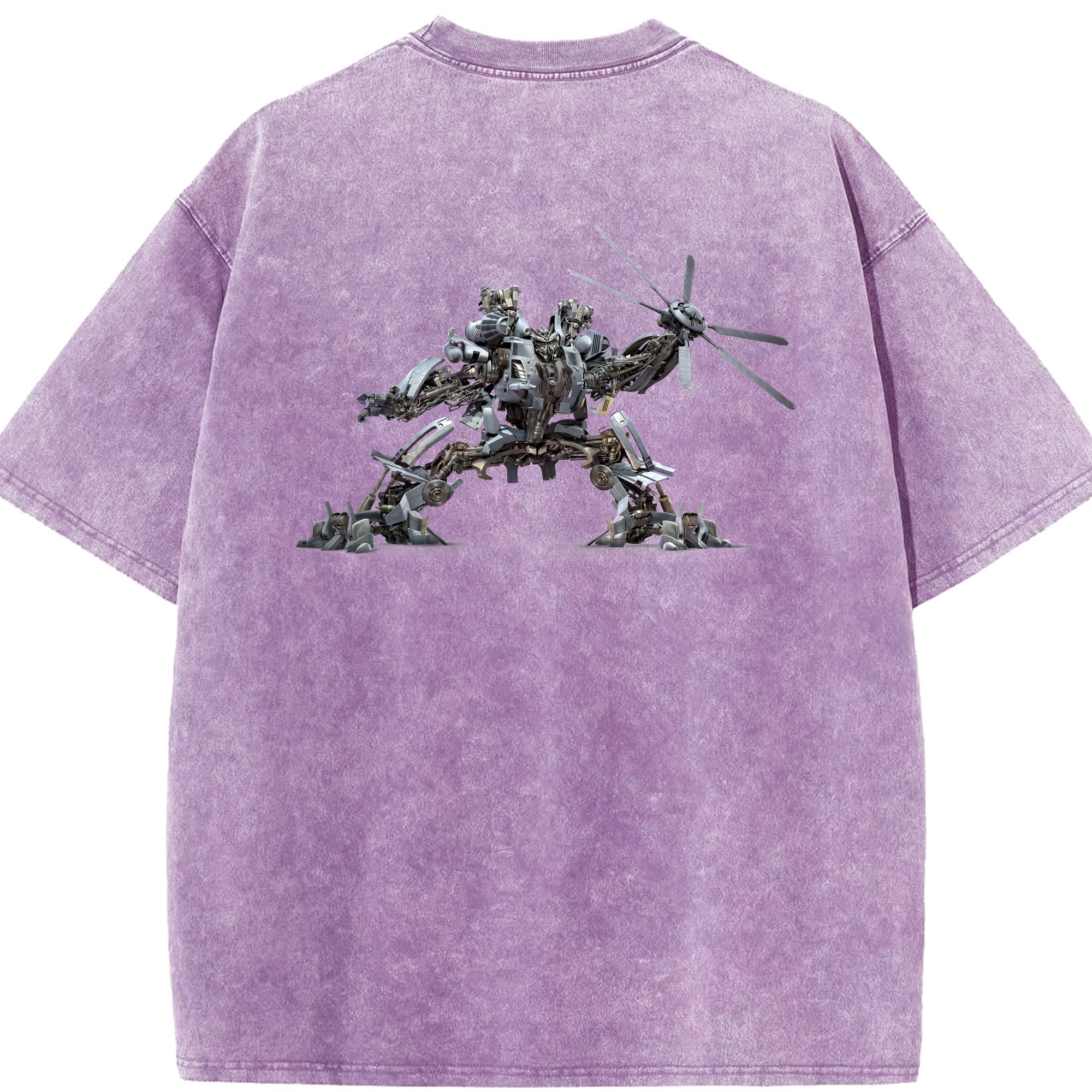 （画像用） Transformers トランスフォーマー 綿100% ヴィンテージ風 半袖Tシャツ（背面プリント）