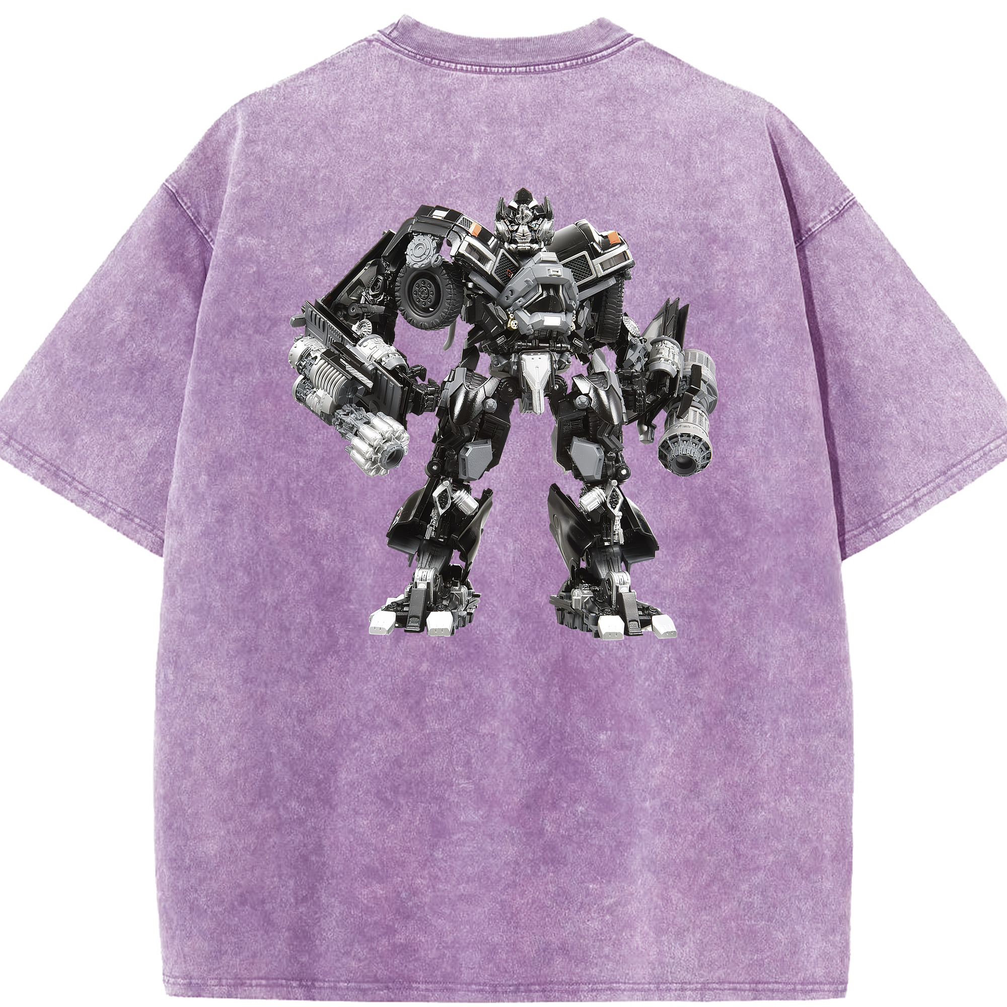 （画像用） Transformers トランスフォーマー 綿100% ヴィンテージ風 半袖Tシャツ（背面プリント）
