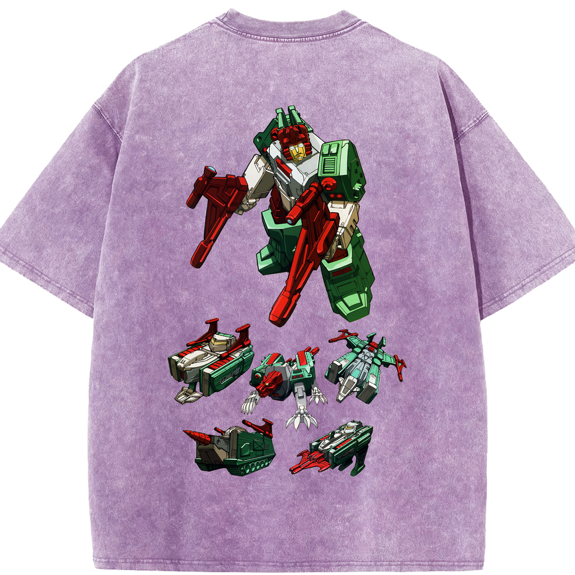 （画像用） Transformers トランスフォーマー 綿100% ヴィンテージ風 半袖Tシャツ（背面プリント）