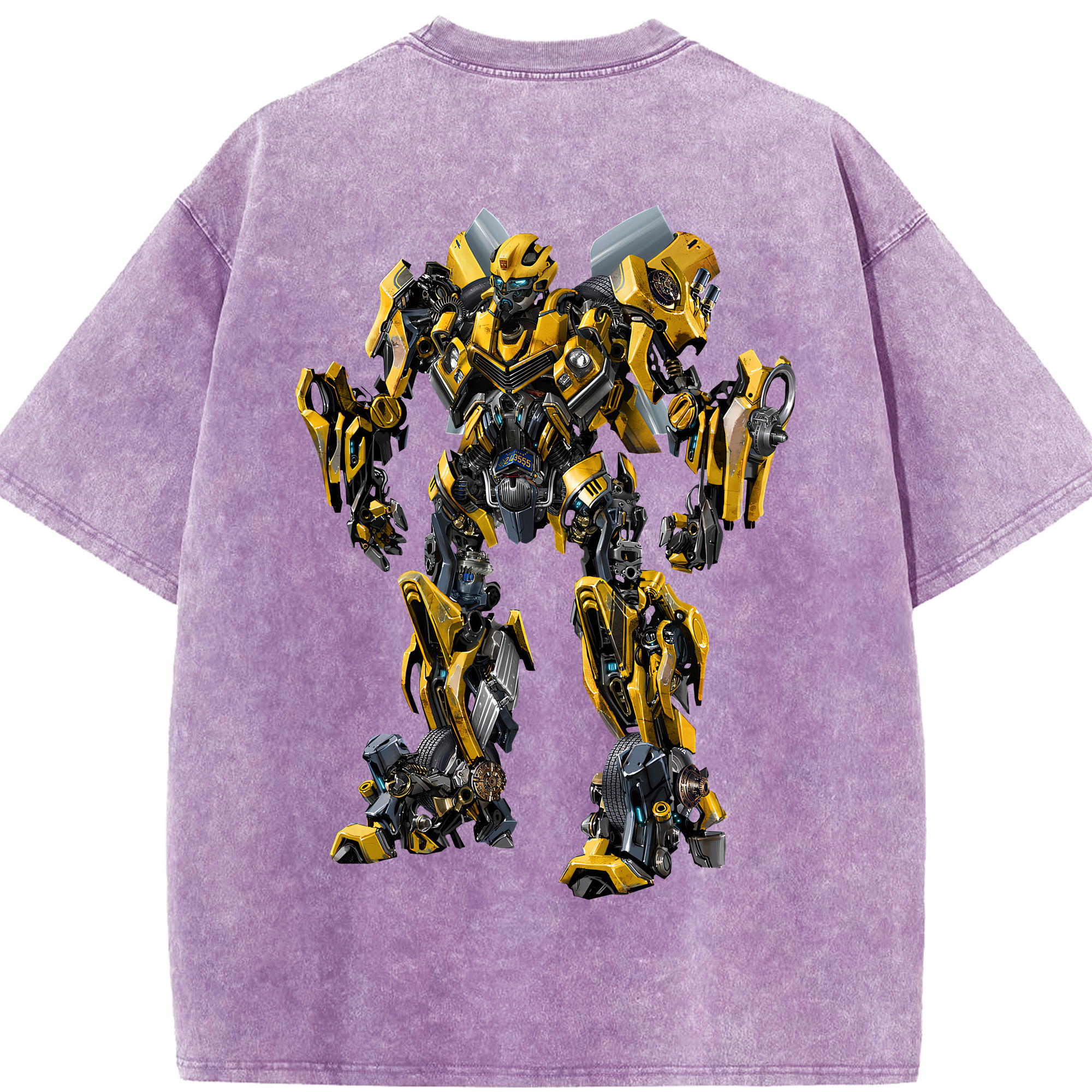 （画像用） Transformers トランスフォーマー 綿100% ヴィンテージ風 半袖Tシャツ（背面プリント）