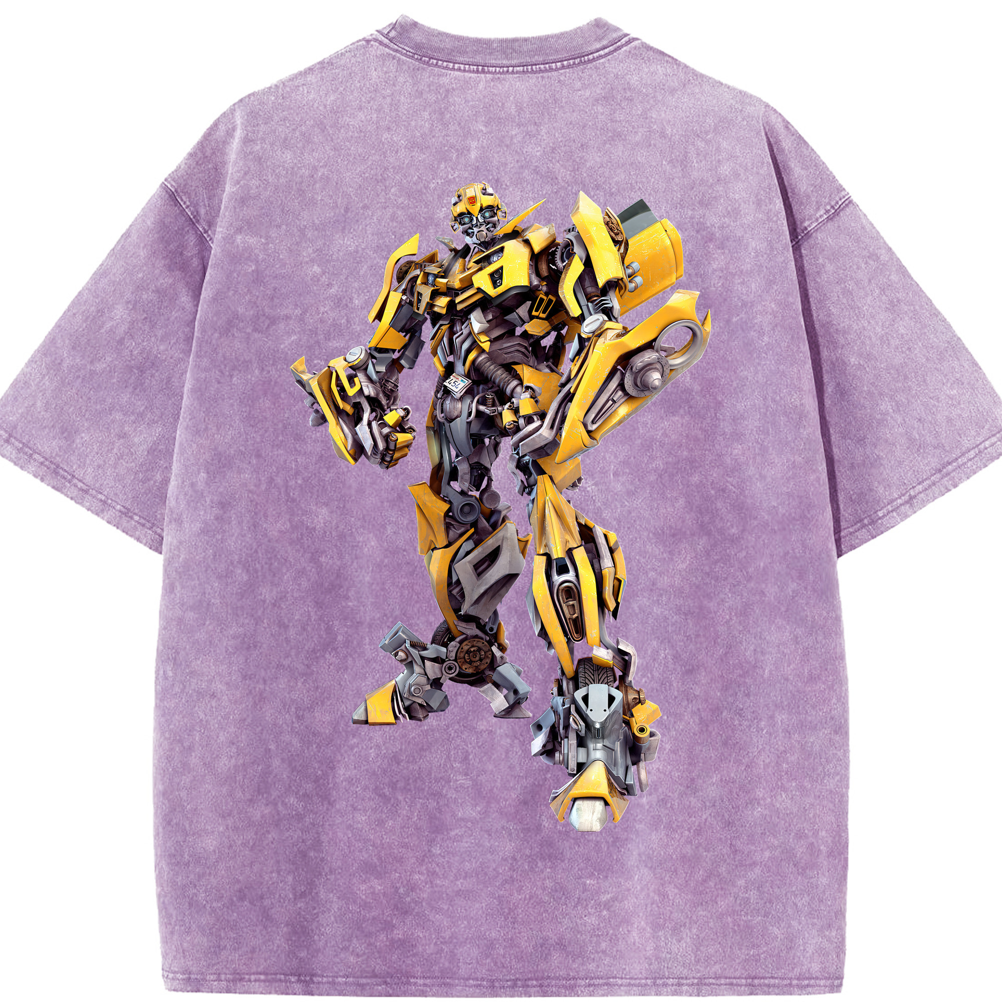 （画像用） Transformers トランスフォーマー 綿100% ヴィンテージ風 半袖Tシャツ（背面プリント）