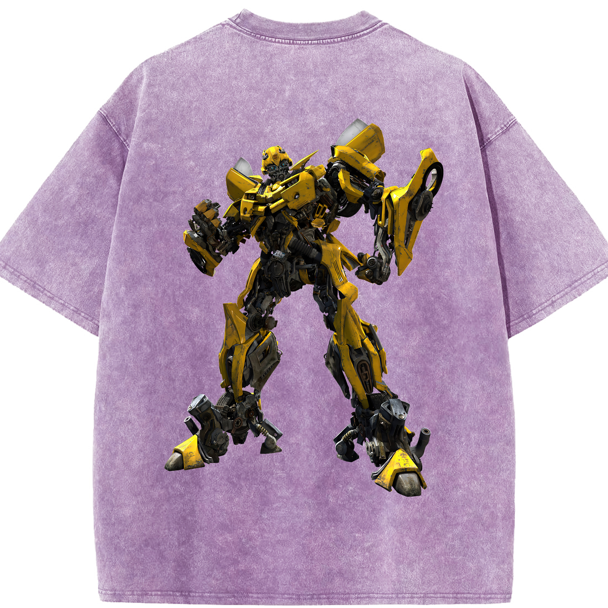 （画像用） Transformers トランスフォーマー 綿100% ヴィンテージ風 半袖Tシャツ（背面プリント）