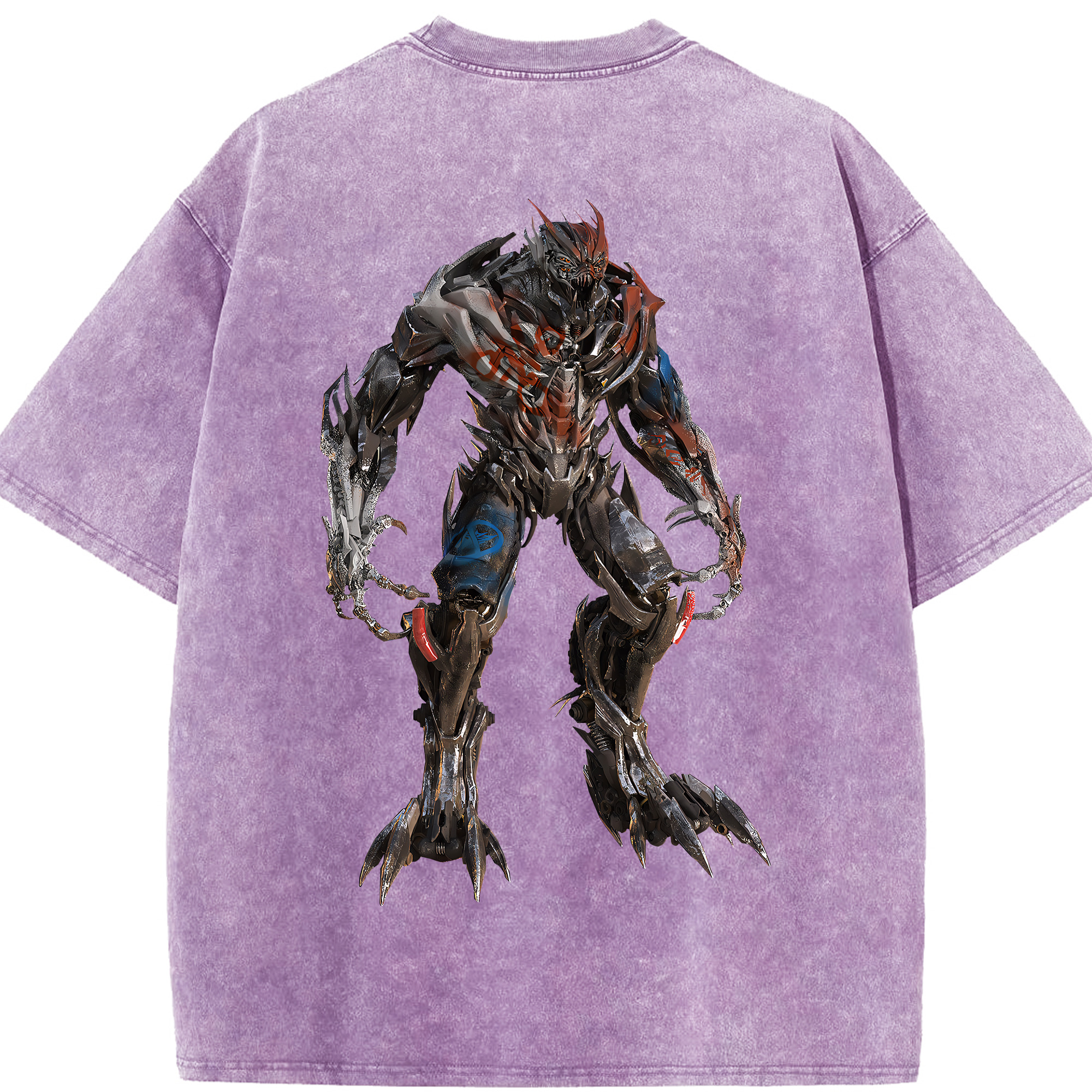 （画像用） Transformers トランスフォーマー 綿100% ヴィンテージ風 半袖Tシャツ（背面プリント）