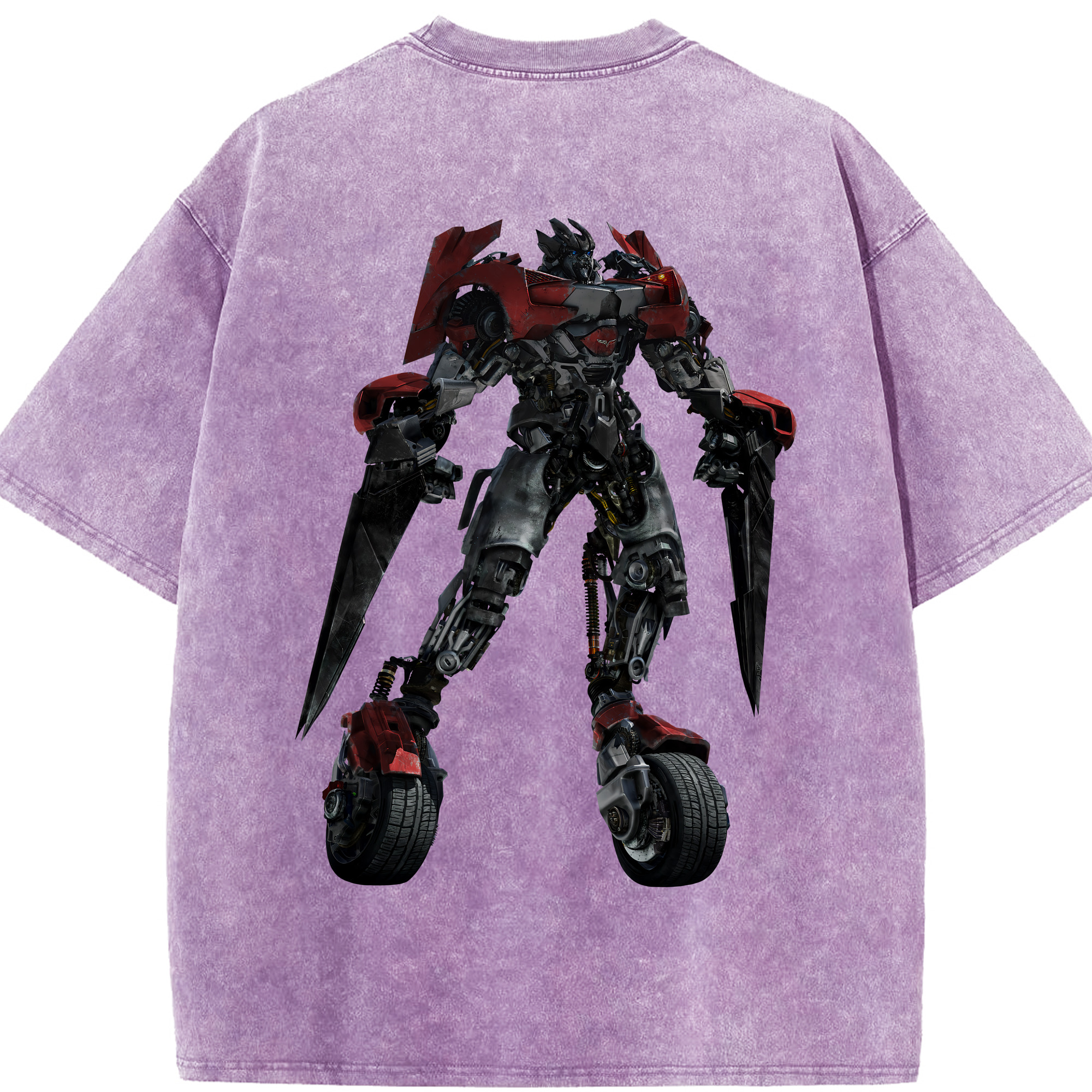 （画像用） Transformers トランスフォーマー 綿100% ヴィンテージ風 半袖Tシャツ（背面プリント）