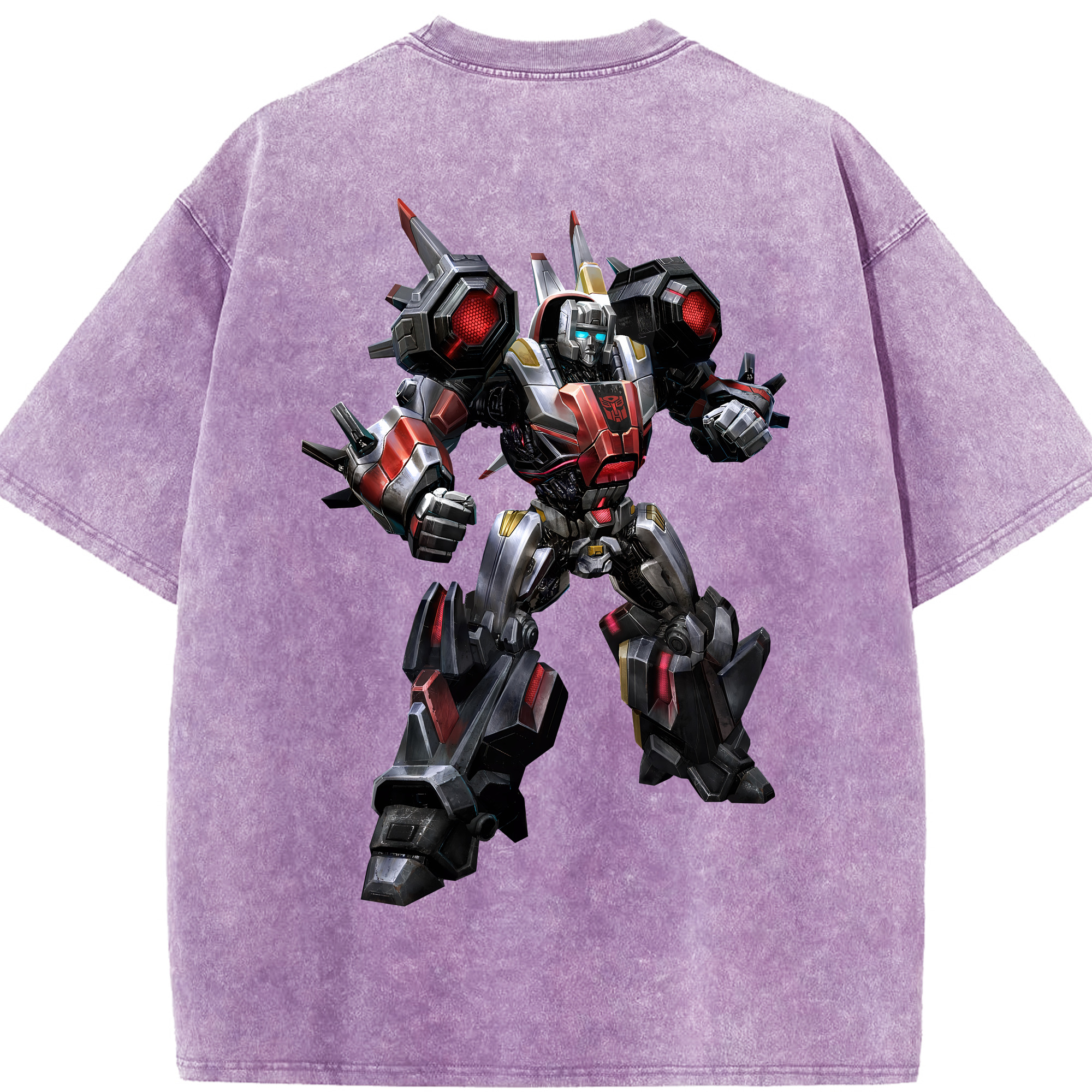 （画像用） Transformers トランスフォーマー 綿100% ヴィンテージ風 半袖Tシャツ（背面プリント）
