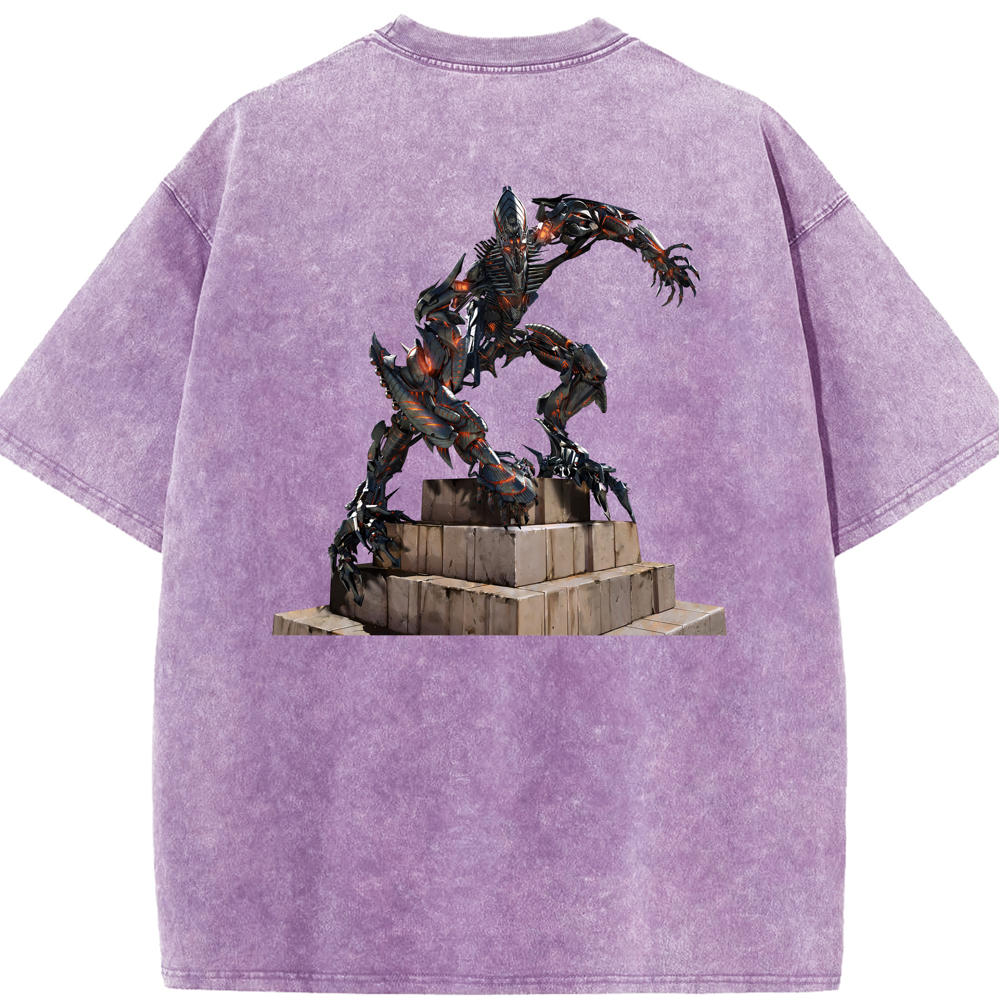 （画像用） Transformers トランスフォーマー 綿100% ヴィンテージ風 半袖Tシャツ（背面プリント）
