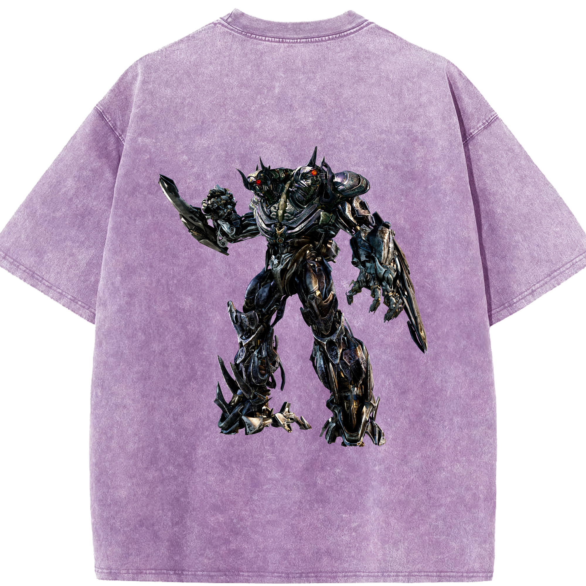 （画像用） Transformers トランスフォーマー 綿100% ヴィンテージ風 半袖Tシャツ（背面プリント）