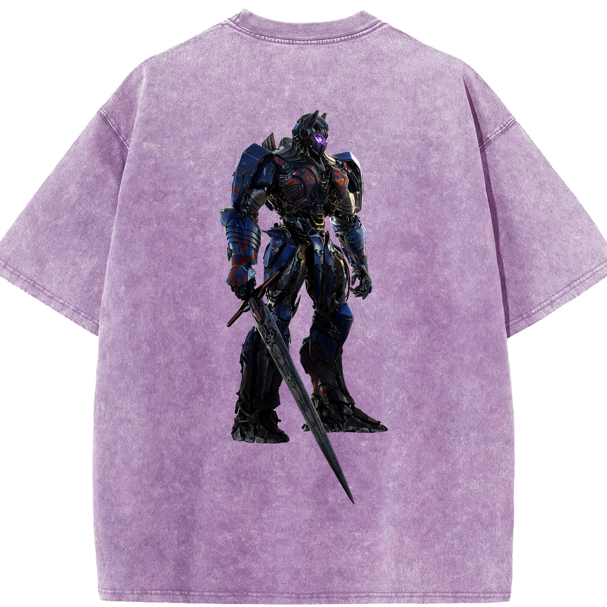 （画像用） Transformers トランスフォーマー 綿100% ヴィンテージ風 半袖Tシャツ（背面プリント）