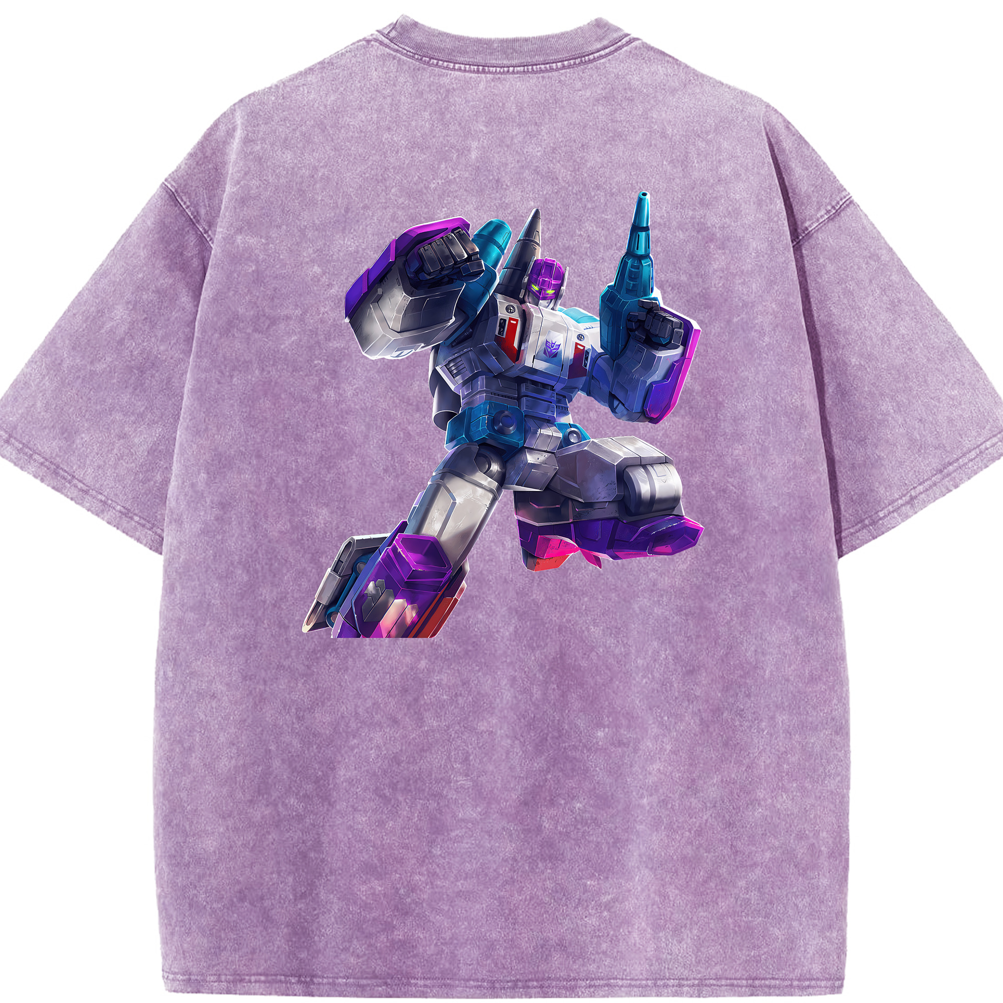 （画像用） Transformers トランスフォーマー 綿100% ヴィンテージ風 半袖Tシャツ（背面プリント）