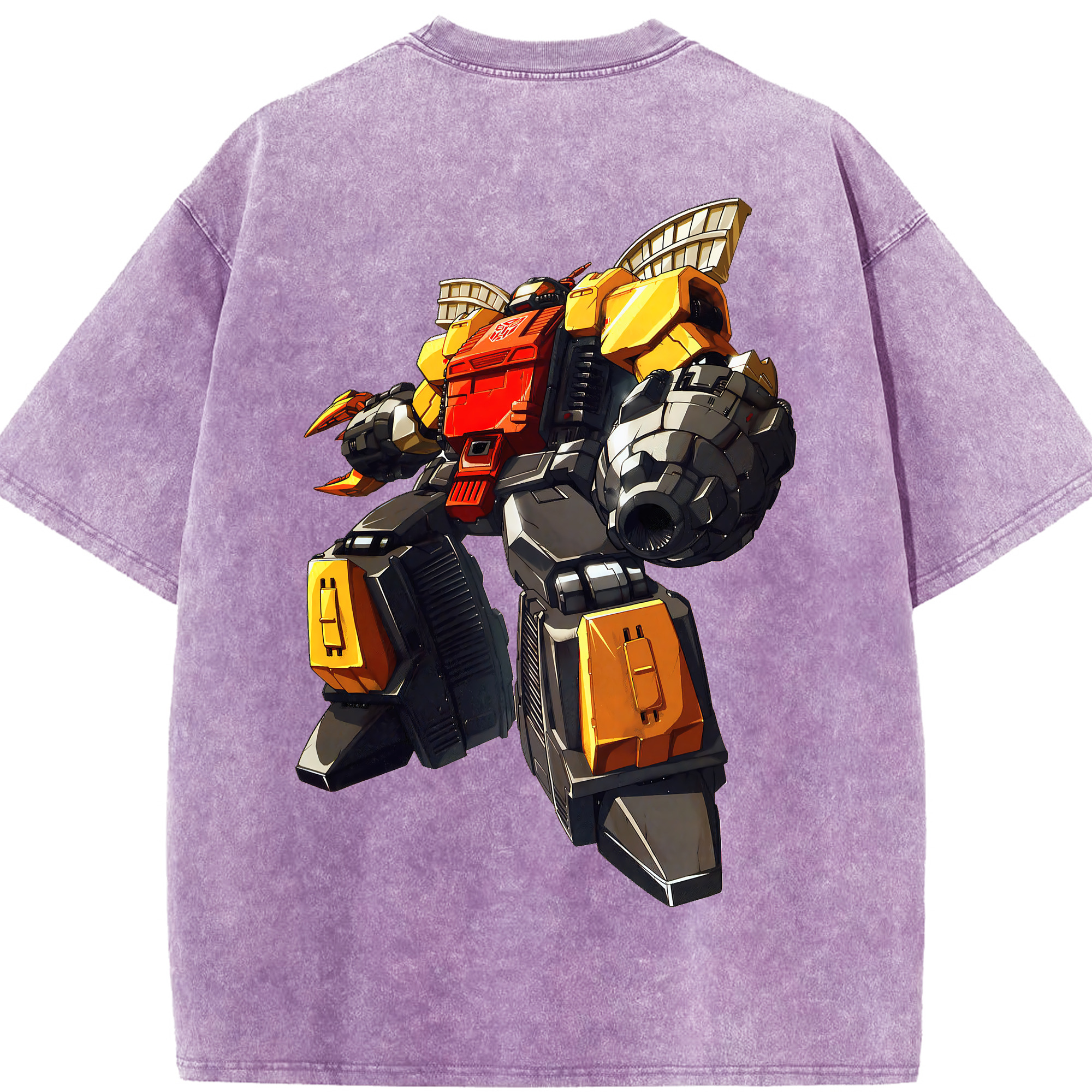 （画像用） Transformers トランスフォーマー 綿100% ヴィンテージ風 半袖Tシャツ（背面プリント）