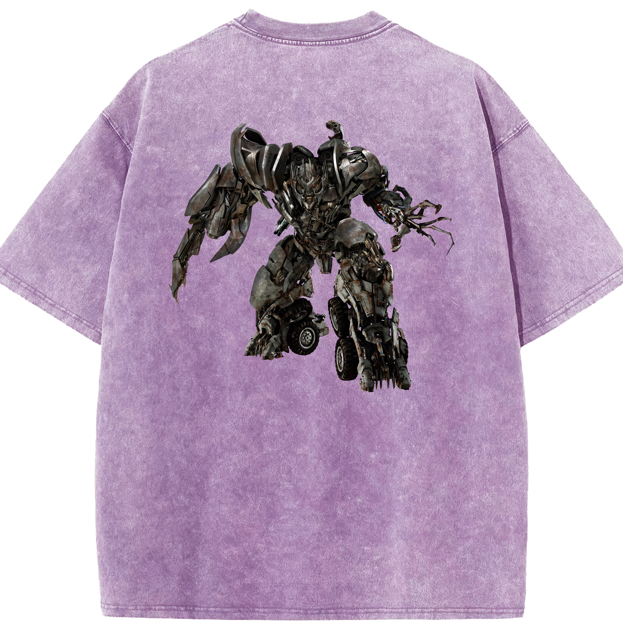 （画像用） Transformers トランスフォーマー 綿100% ヴィンテージ風 半袖Tシャツ（背面プリント）