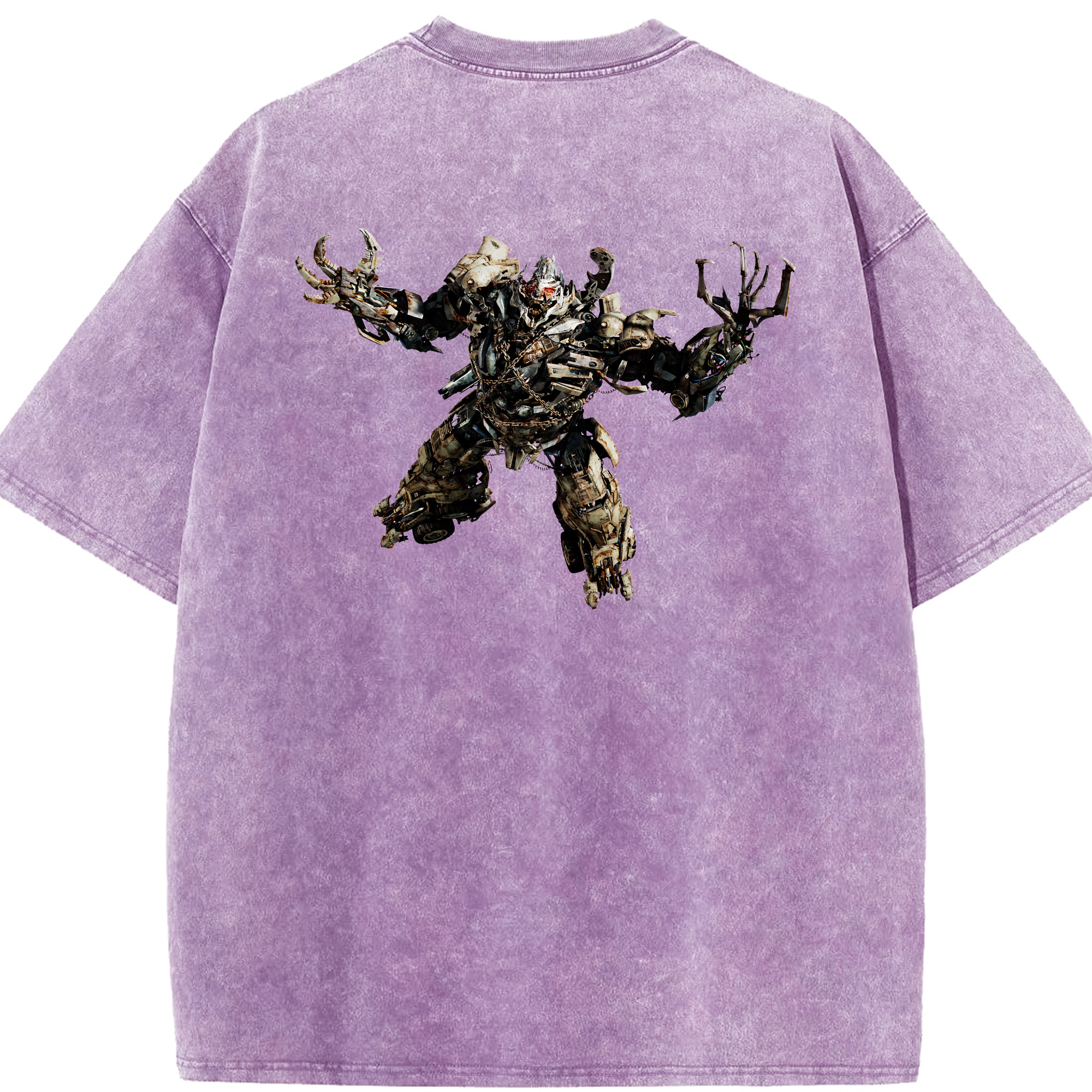 （画像用） Transformers トランスフォーマー 綿100% ヴィンテージ風 半袖Tシャツ（背面プリント）