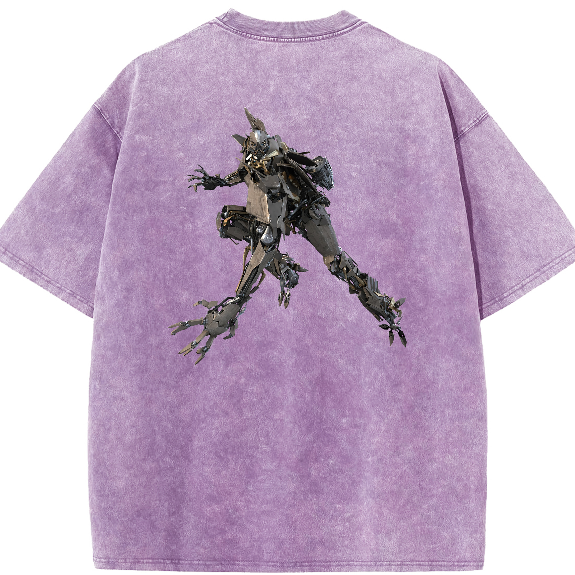 （画像用） Transformers トランスフォーマー 綿100% ヴィンテージ風 半袖Tシャツ（背面プリント）