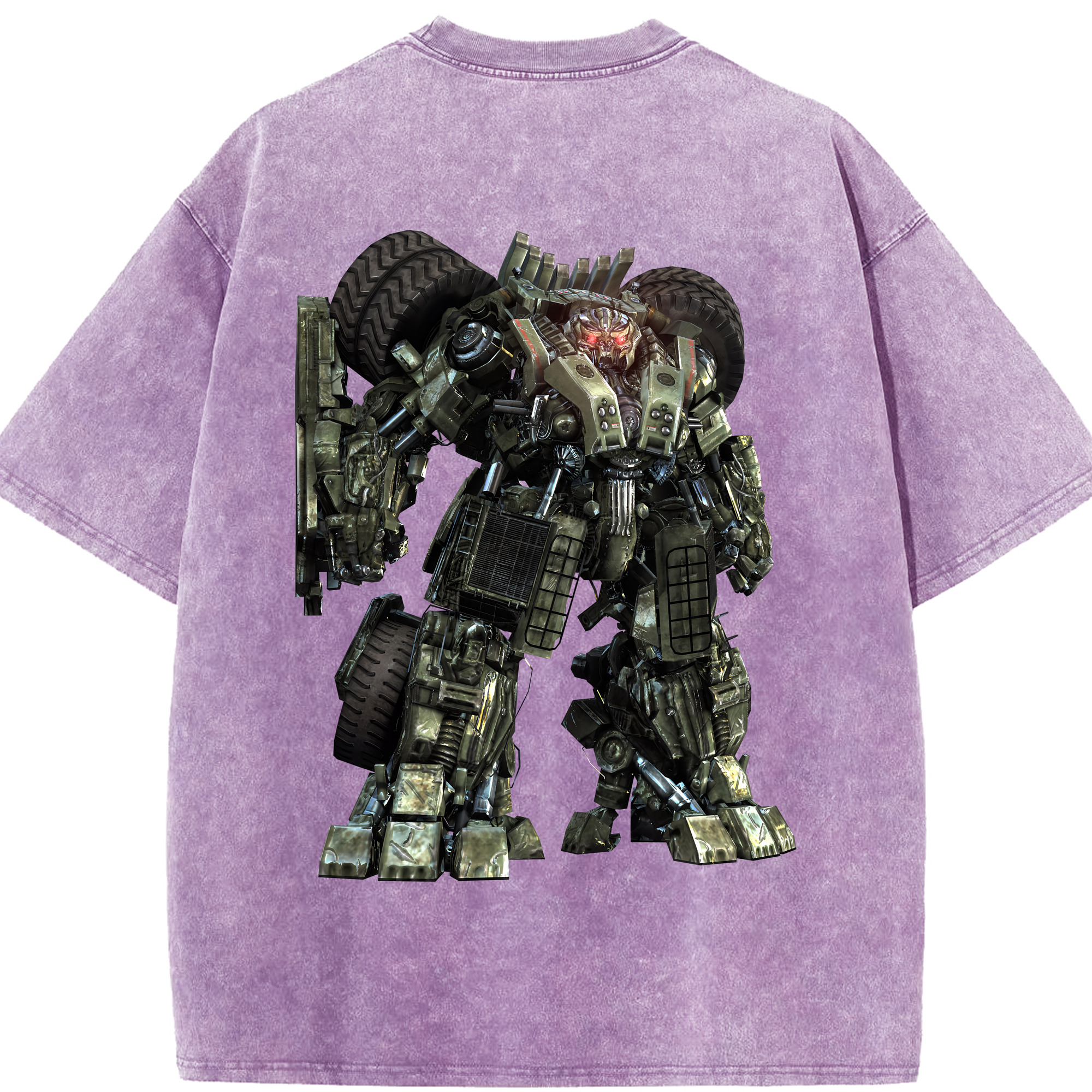 （画像用） Transformers トランスフォーマー 綿100% ヴィンテージ風 半袖Tシャツ（背面プリント）