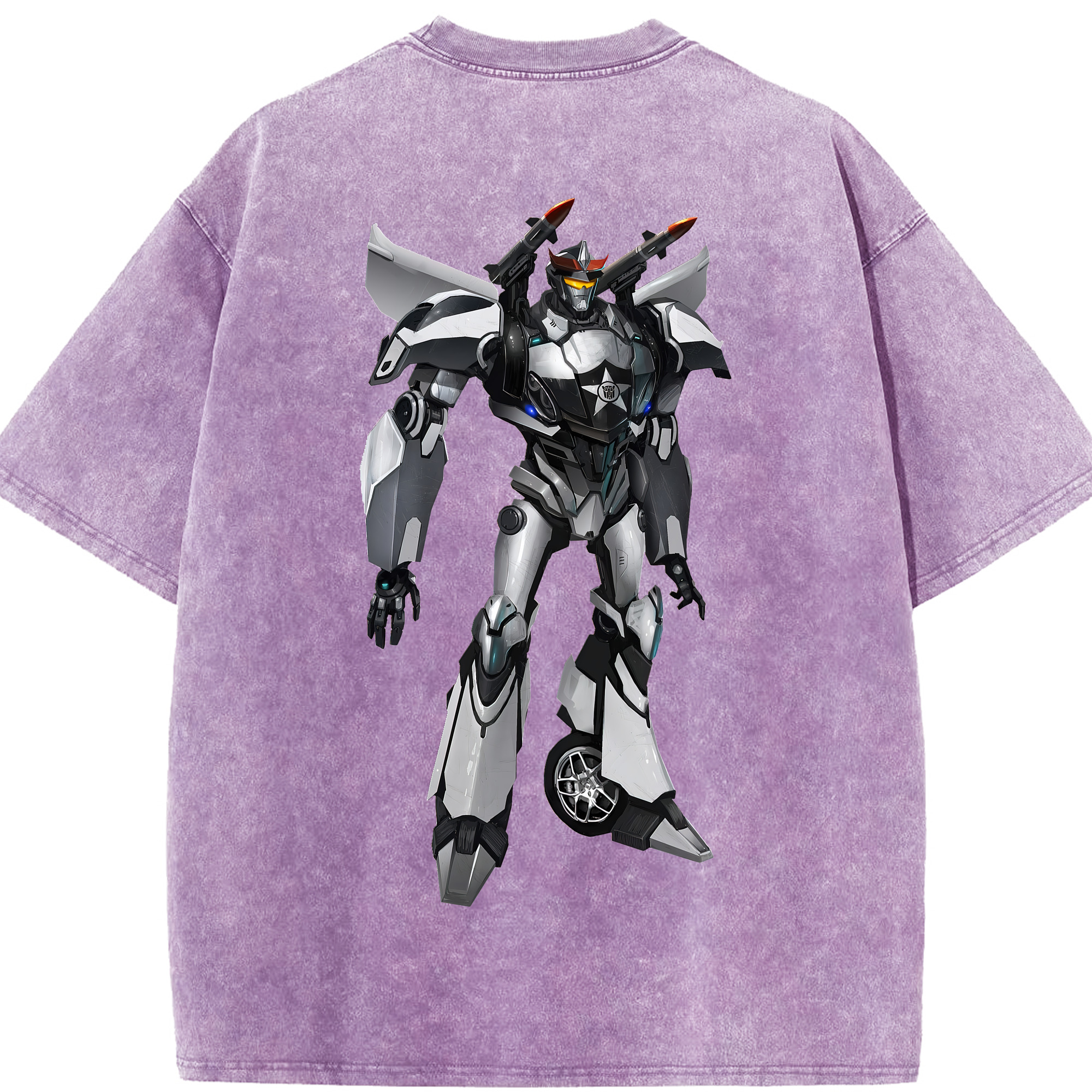 （画像用） Transformers トランスフォーマー 綿100% ヴィンテージ風 半袖Tシャツ（背面プリント）